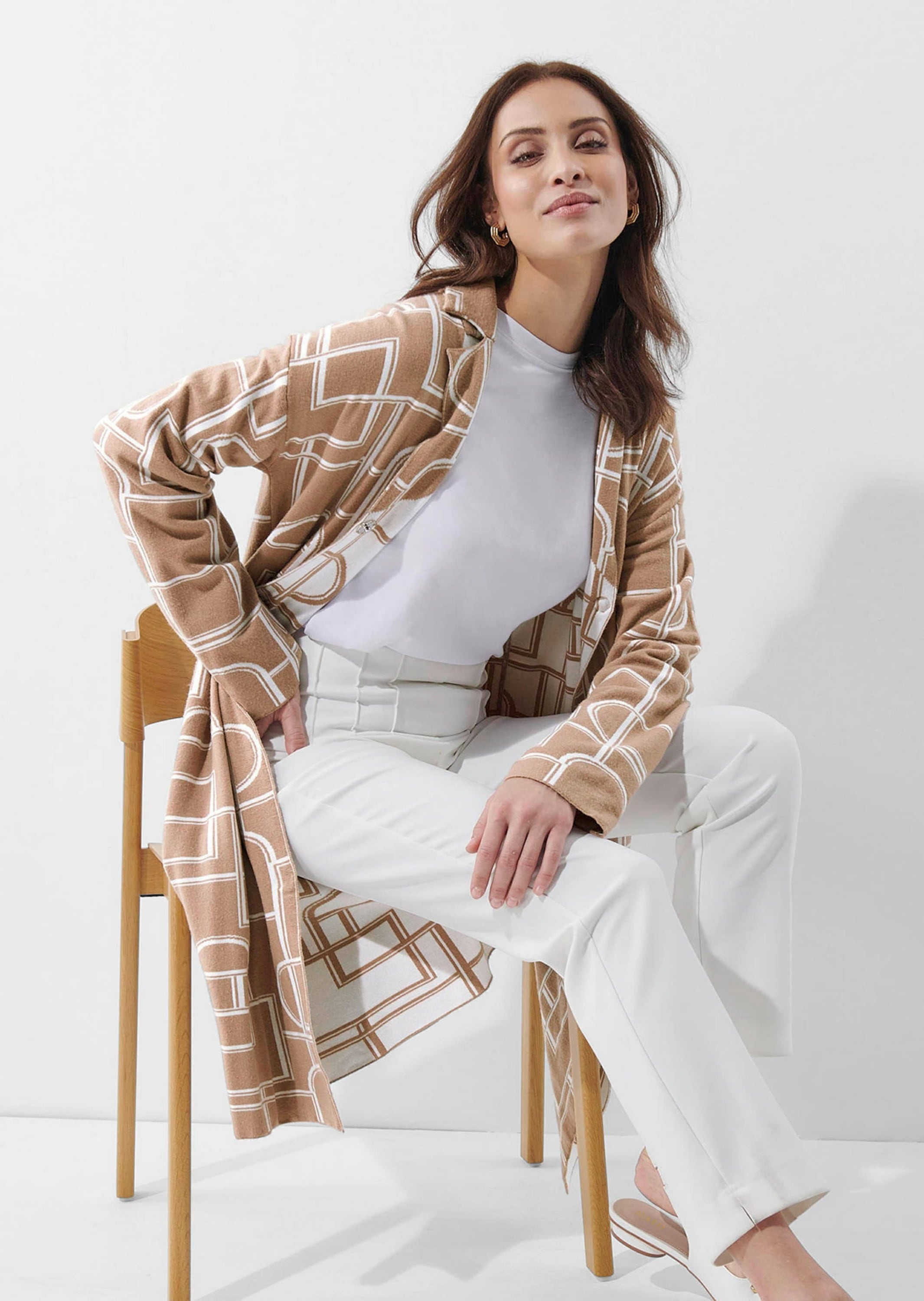 Alba Moda Langmantel »Strickmantel Strickmantel«