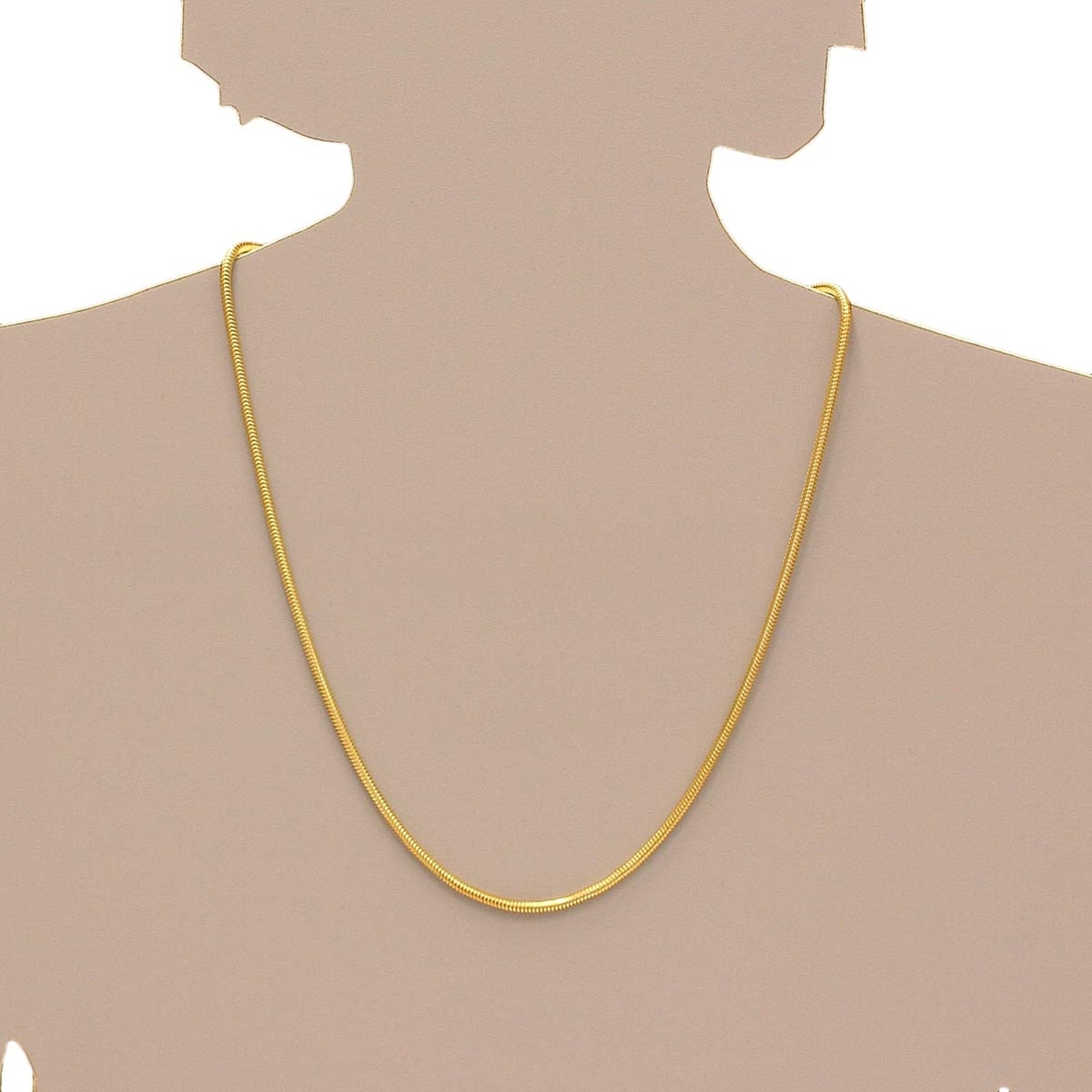 OSTSEE-SCHMUCK Silberkette »- Schlange 3,0 mm - Silber 925/000, vergoldet -,«