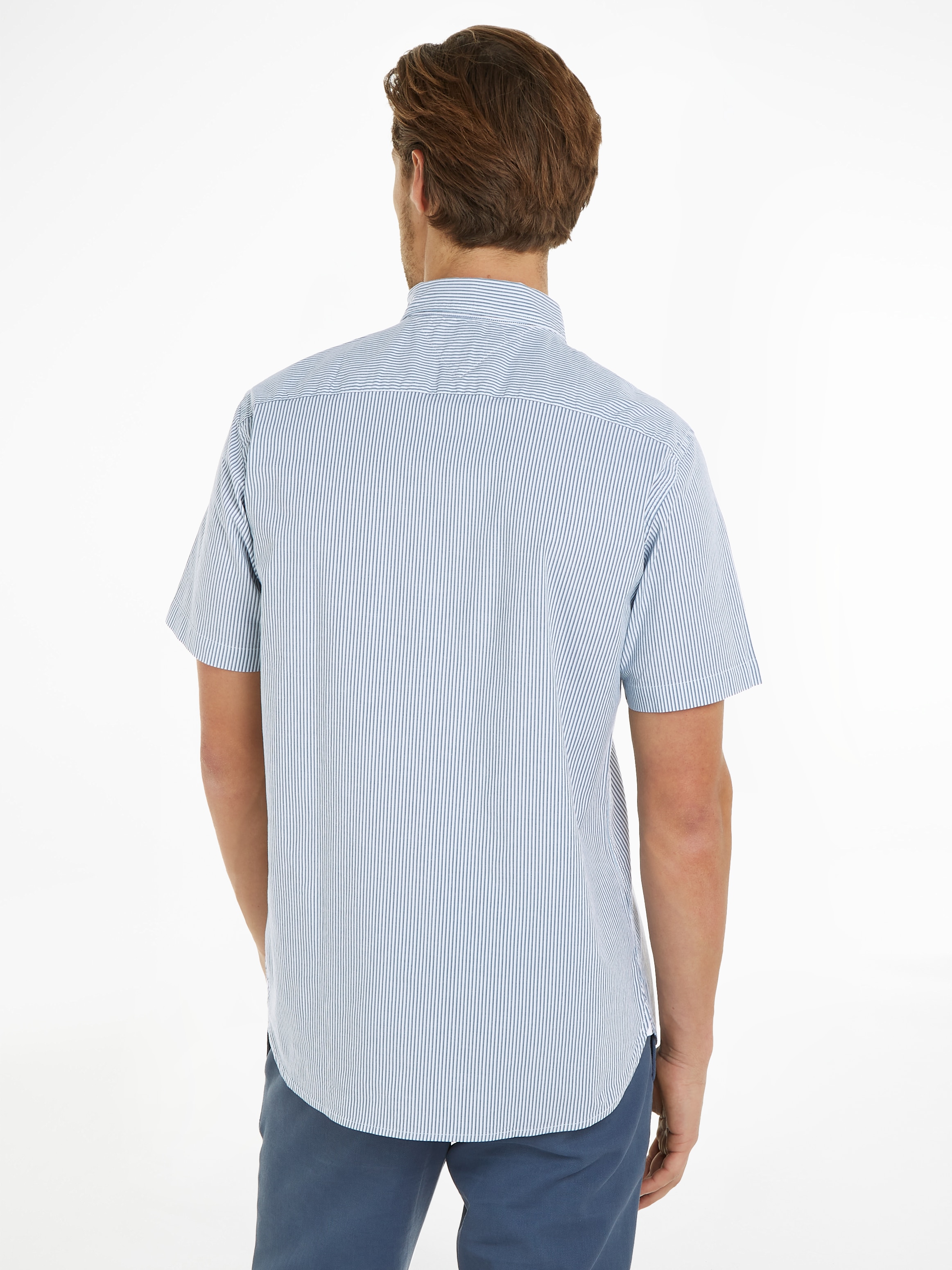 Tommy Hilfiger Kurzarmhemd »FLEX MULTI STRIPE RF SHIRT«