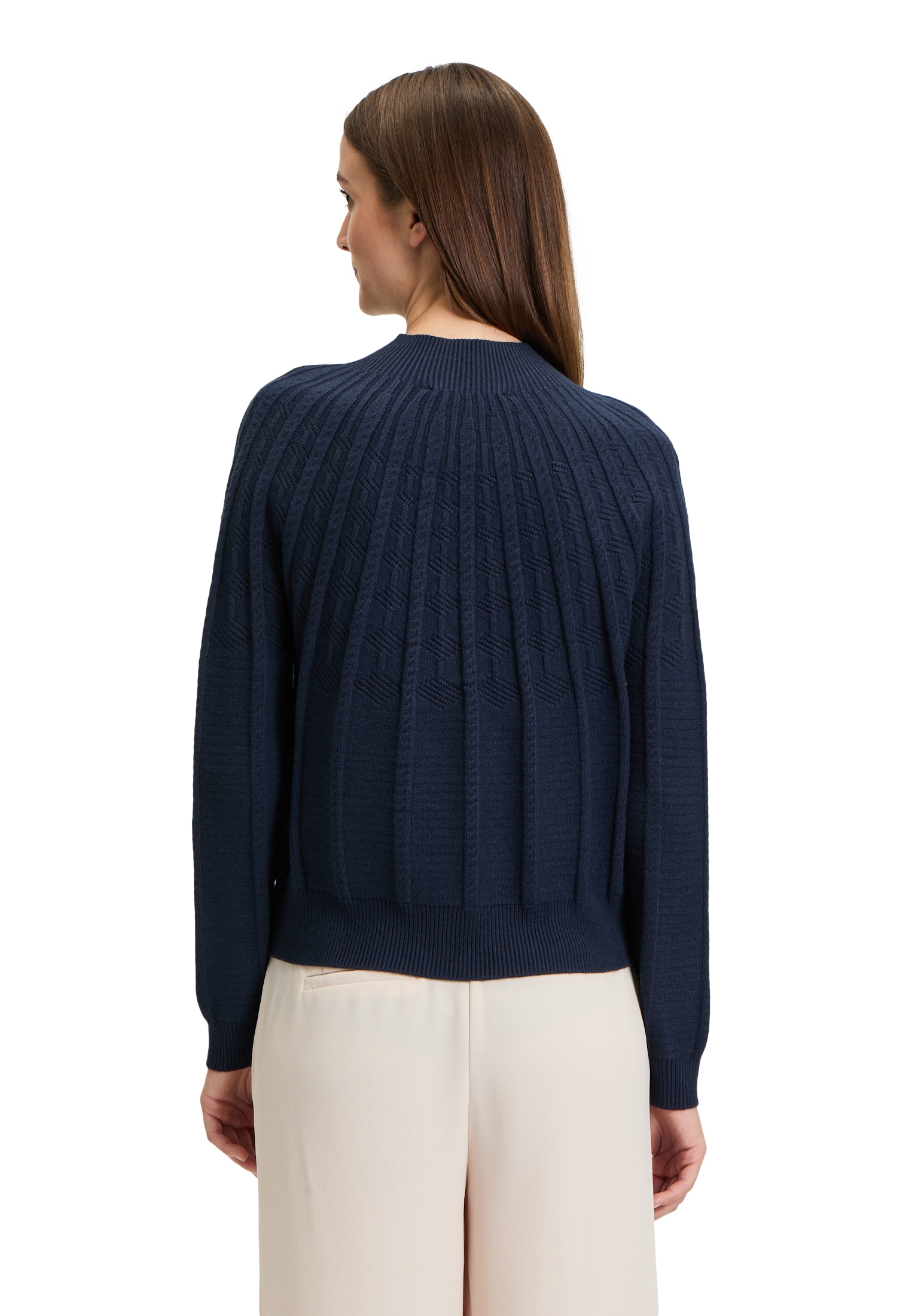 Betty&Co Strickpullover »Strickpullover mit Stehkragen«