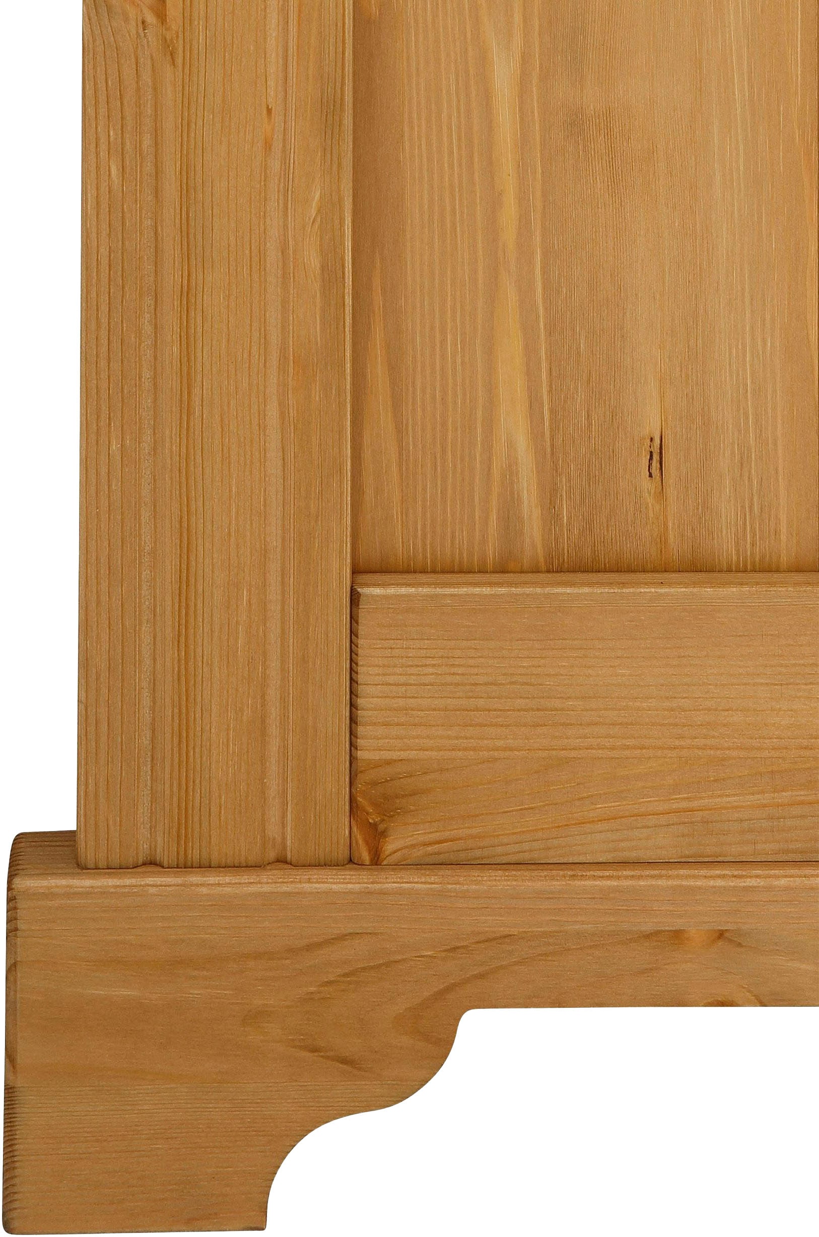 OTTO home Garderobenpaneel »Rustic« aus massiver Kiefer, Höhe 190 cm, mit Ablage, Holzhaken