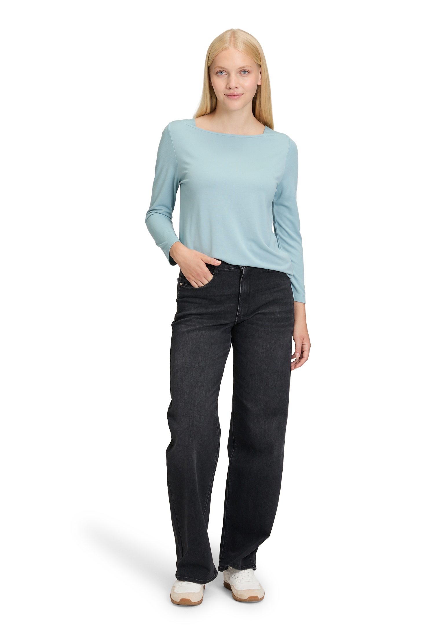 Betty&Co Langarmshirt »Casual-Shirt mit 3/4 Arm«