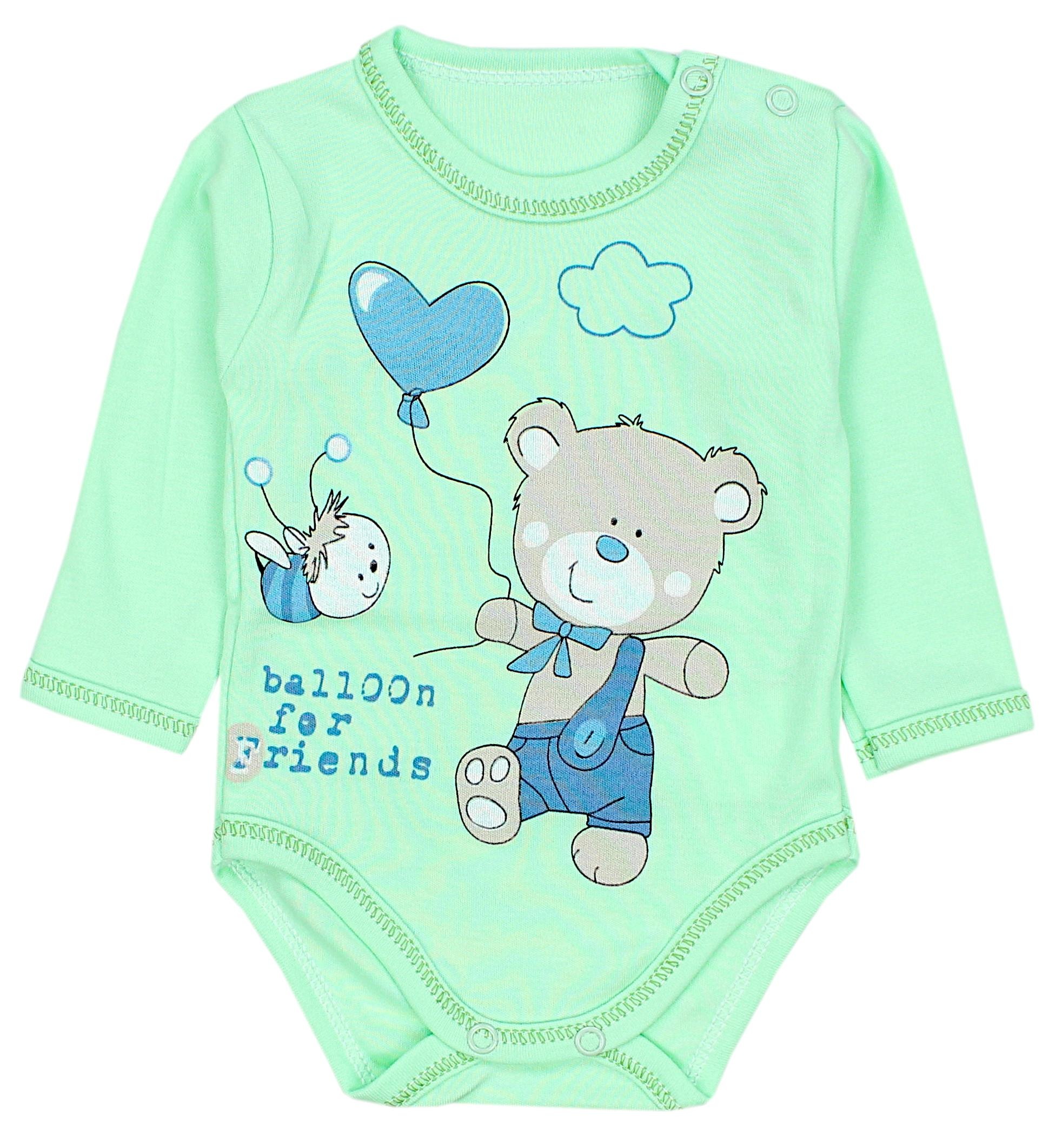 TupTam Langarmbody »Body Unisex Baby Langarm-Body mit Aufdruck 5er Set«
