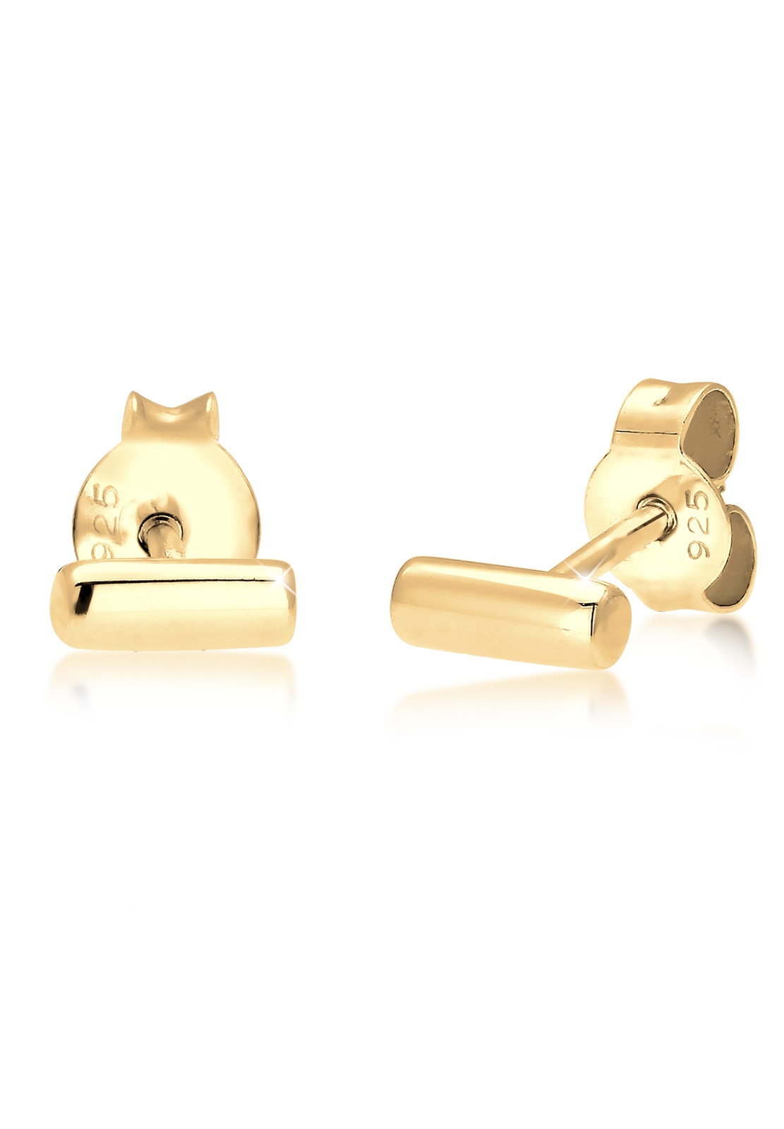 Elli Paar Ohrstecker »Ohrringe Bar Basic Geo Minimal 925 Sterling Silber«