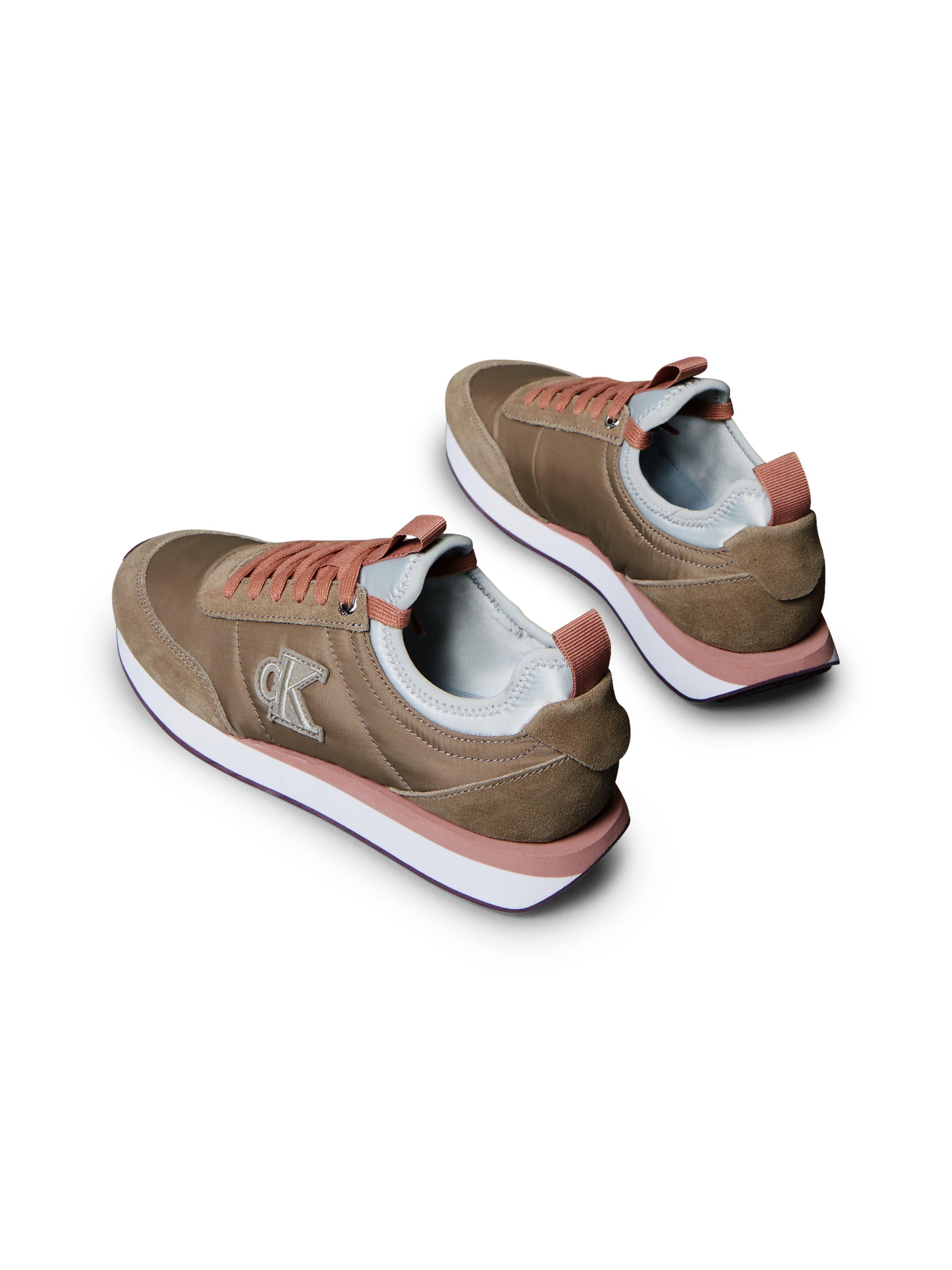 Calvin Klein Jeans Slip-On Sneaker »RETRO RUNNER SOCK LACEUP MIX MAT«