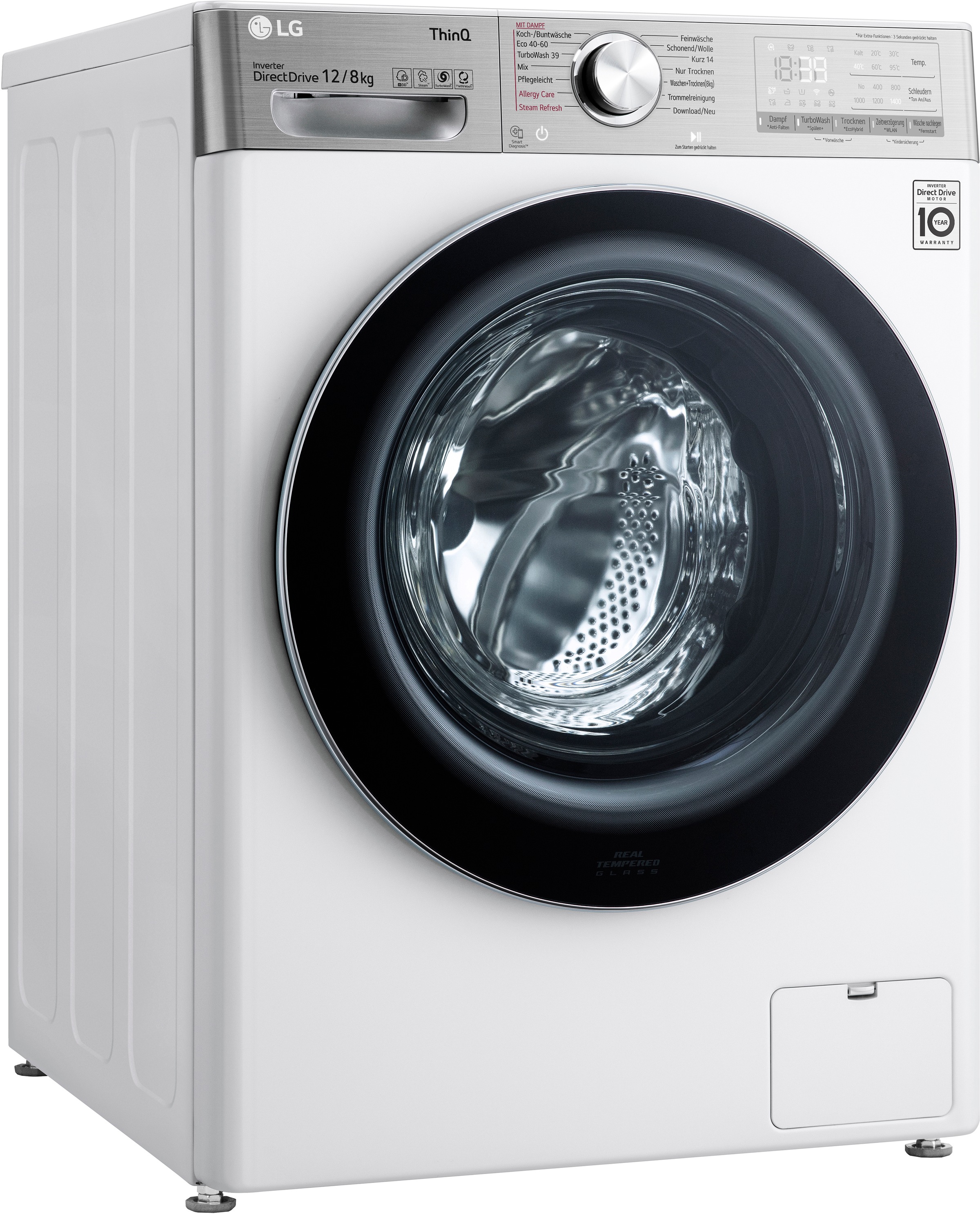 LG Waschtrockner »V9WD128H2«, TurboWash® - Waschen in nur 39 Minuten kaufen
