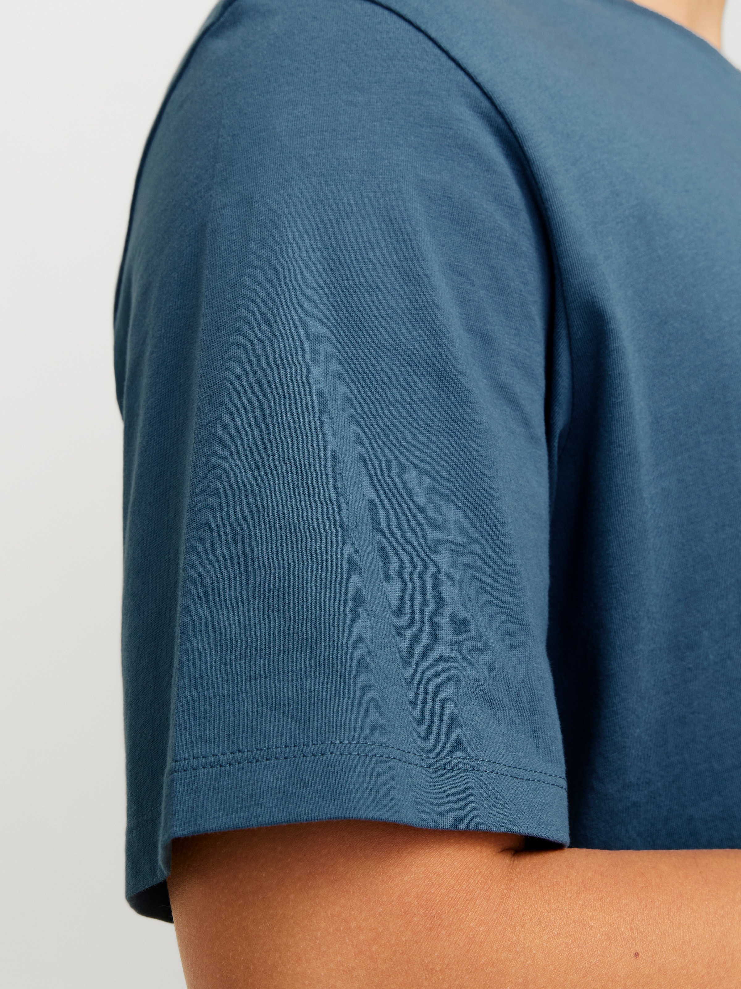 Jack & Jones Rundhalsshirt »JJEORGANIC BASIC TEE SS O-NECK NOOS«, mit Rundhalsausschnitt