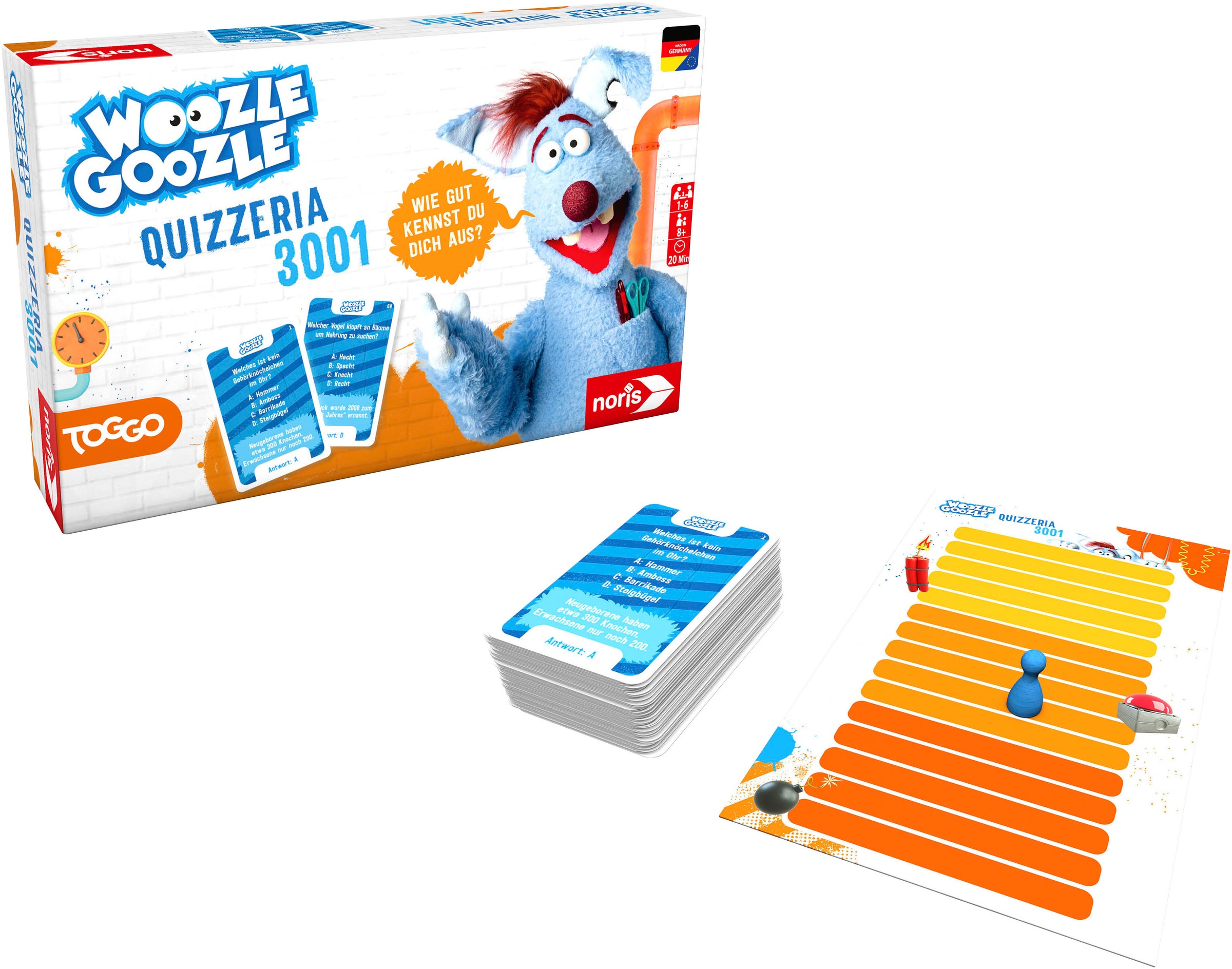 Noris Spiel »Woozle Goozle, Quizzeria«, Made in Germany