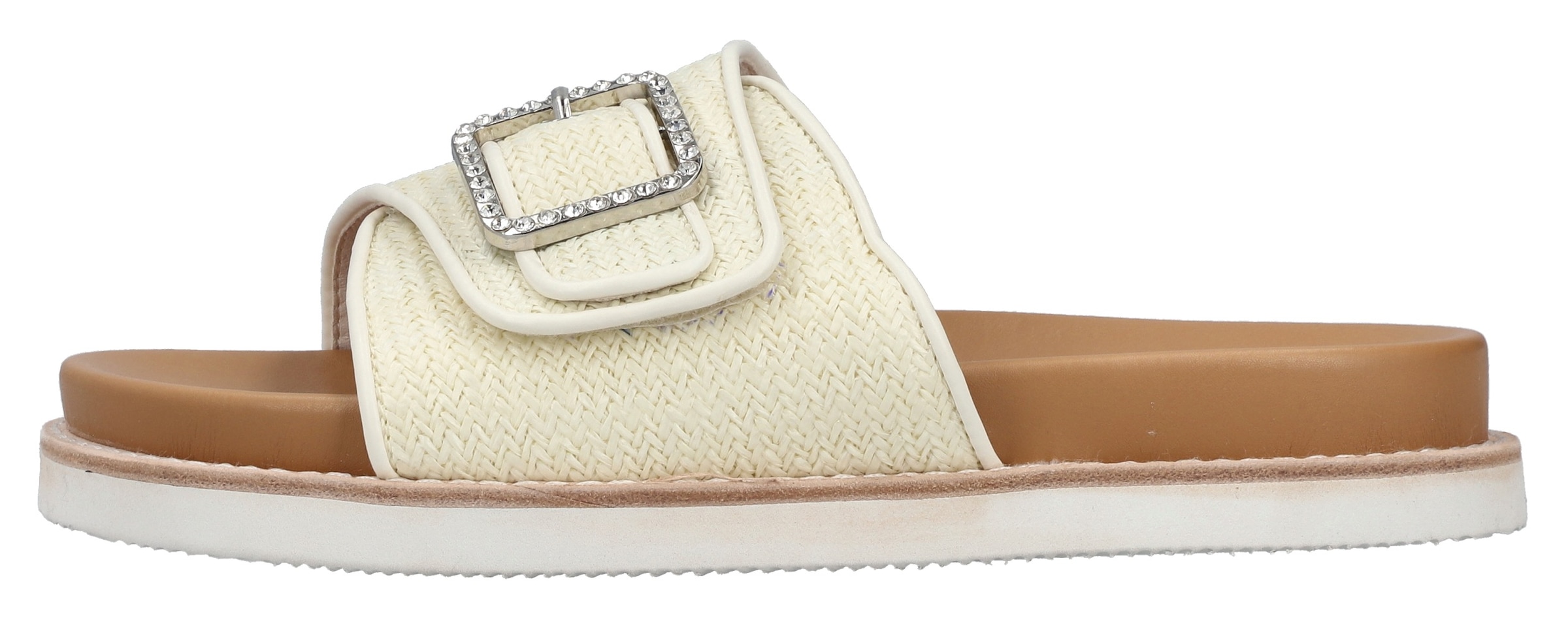 Rieker Pantolette, Sommerschuh, Strandschuh mit praktischem Klettverschluss