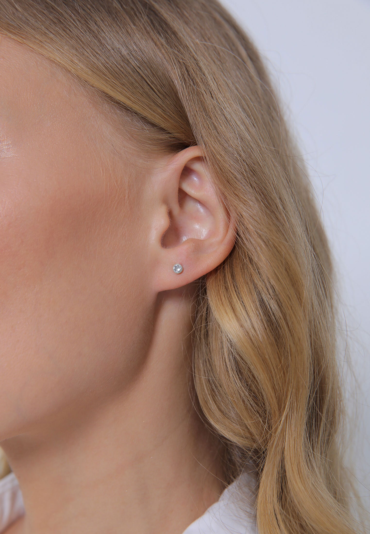 Elli Ohrstecker-Set »Ohrringe Ohrstecker Set Weiß 925 Sterling Silber, mit Kristallen von Swarovski®«