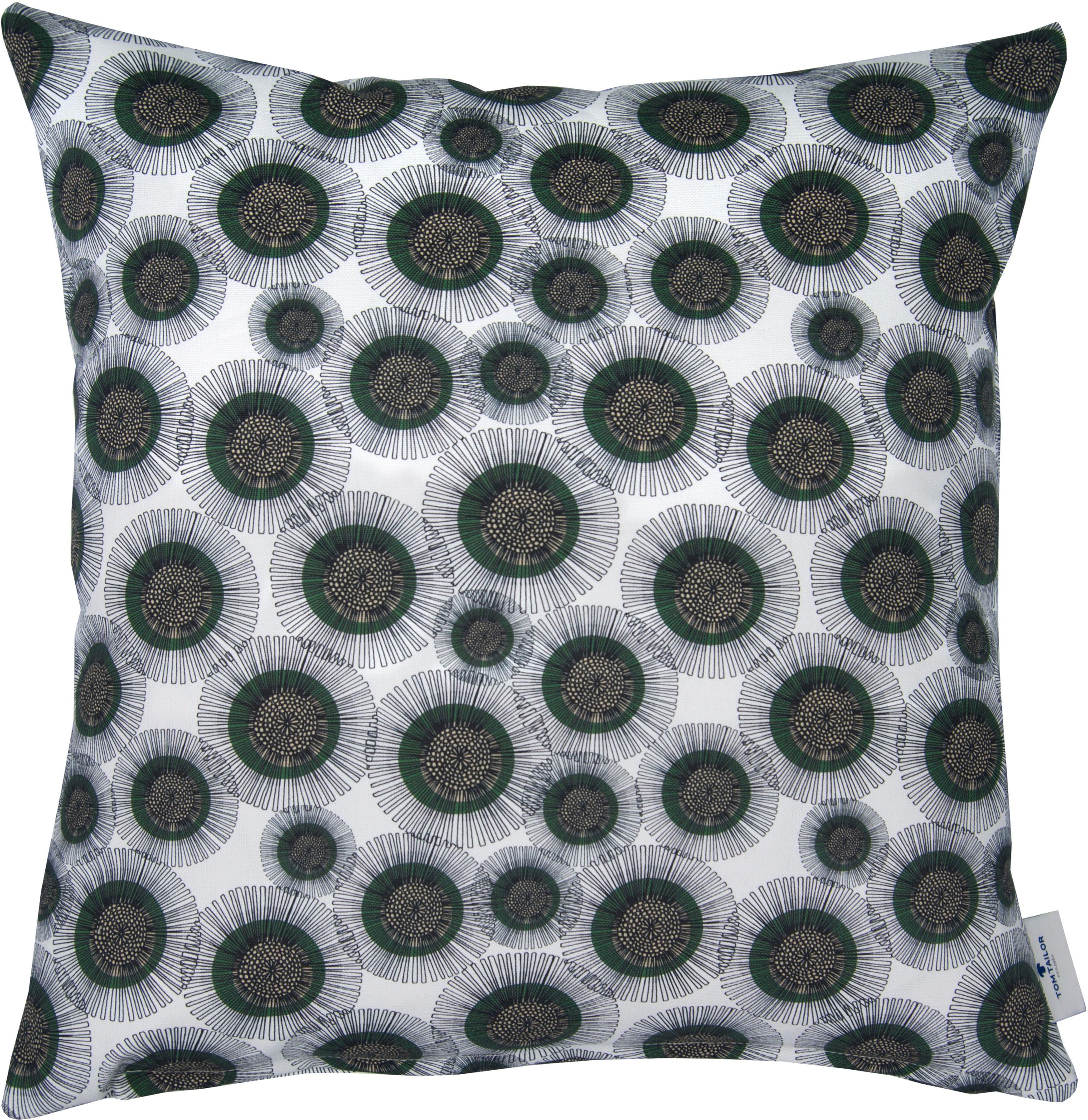 TOM TAILOR Kissenbezug »Retro Buttons«, (1 St.), mit Kreisen