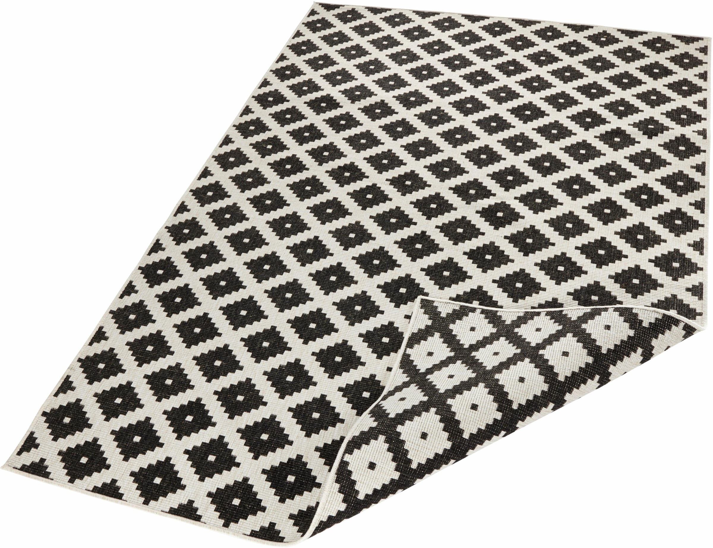 bougari Teppich »Nizza«, rechteckig, 5 mm Höhe, In- und Outdoor geeignet, Wendeteppich, Wohnzimmer