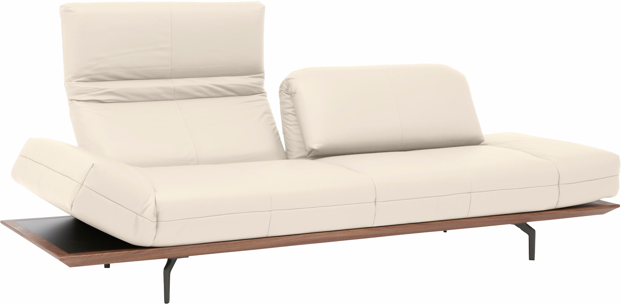 hülsta sofa 4-Sitzer »hs.420«, in 2 Qualitäten, Holzrahmen in Eiche Natur  oder Nußbaum, Breite 252 cm OTTO Online Shop | Einzelsessel