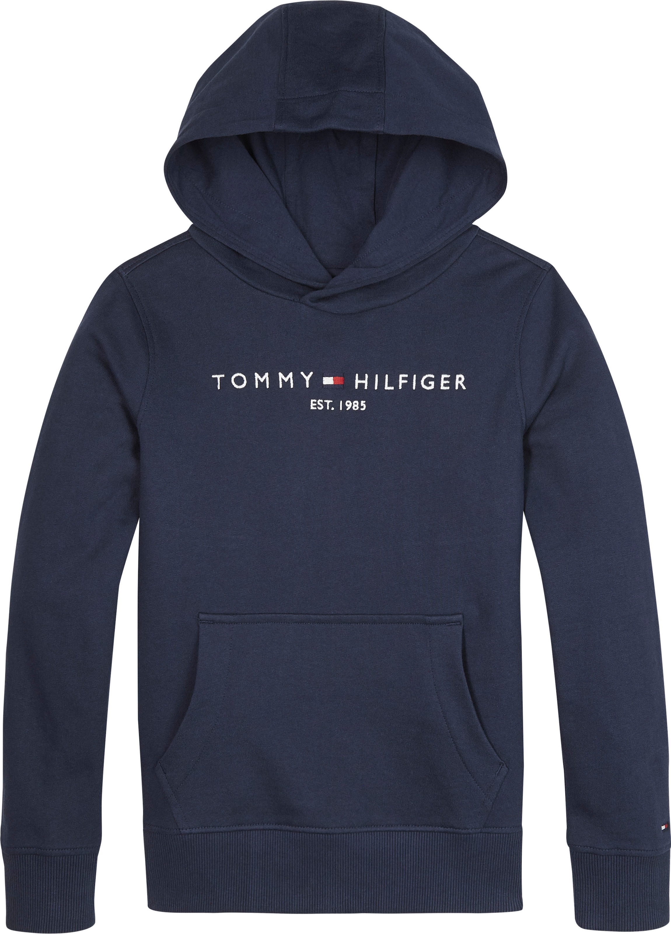 Hilfiger und Kapuzensweatshirt »ESSENTIAL Jungen MiniMe,für Mädchen bei HOODIE«, Kinder Tommy Kids Junior OTTO kaufen