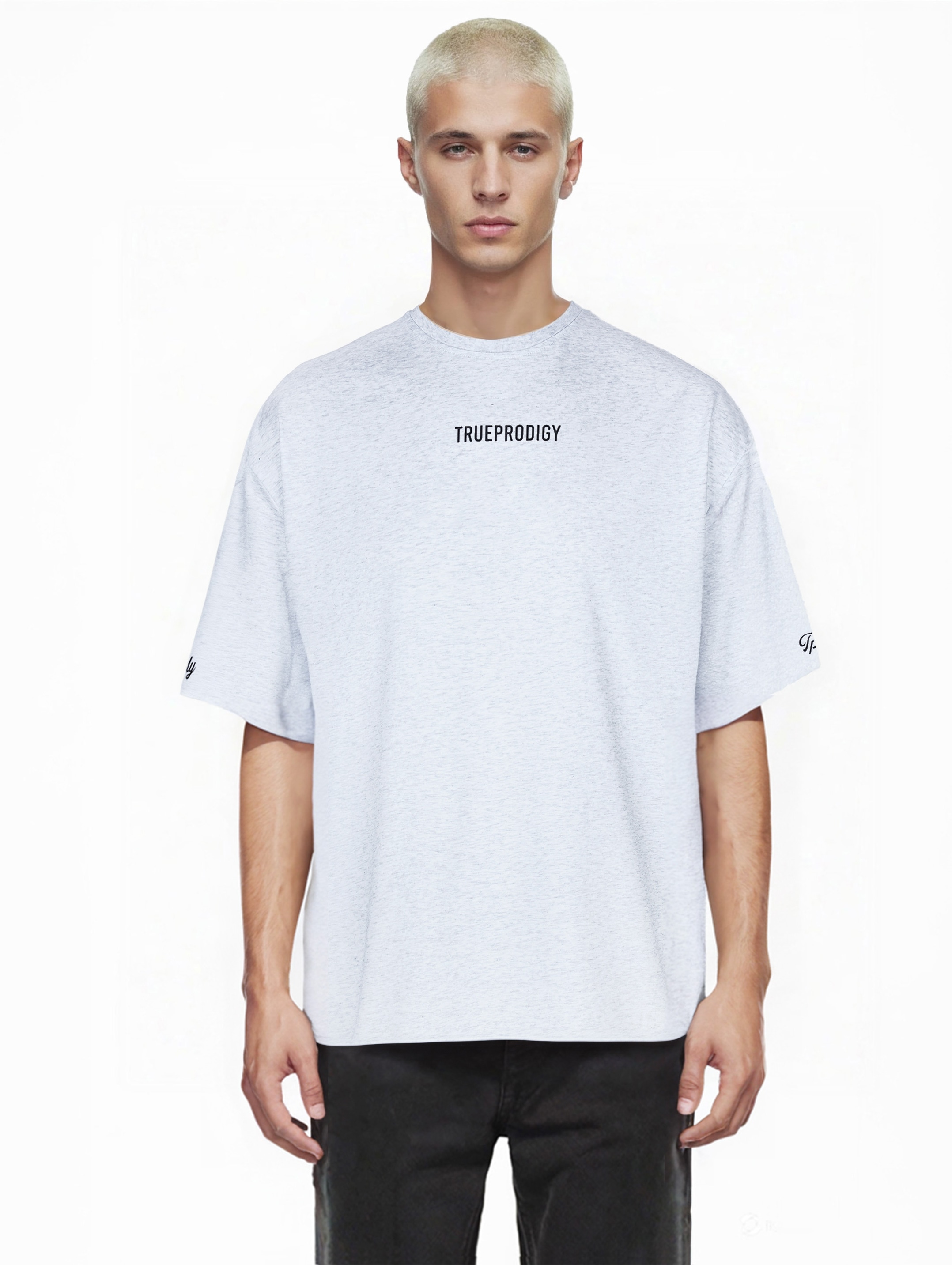 trueprodigy Oversize-Shirt »Kai diverse Logo Prints Oversized Rundhals«