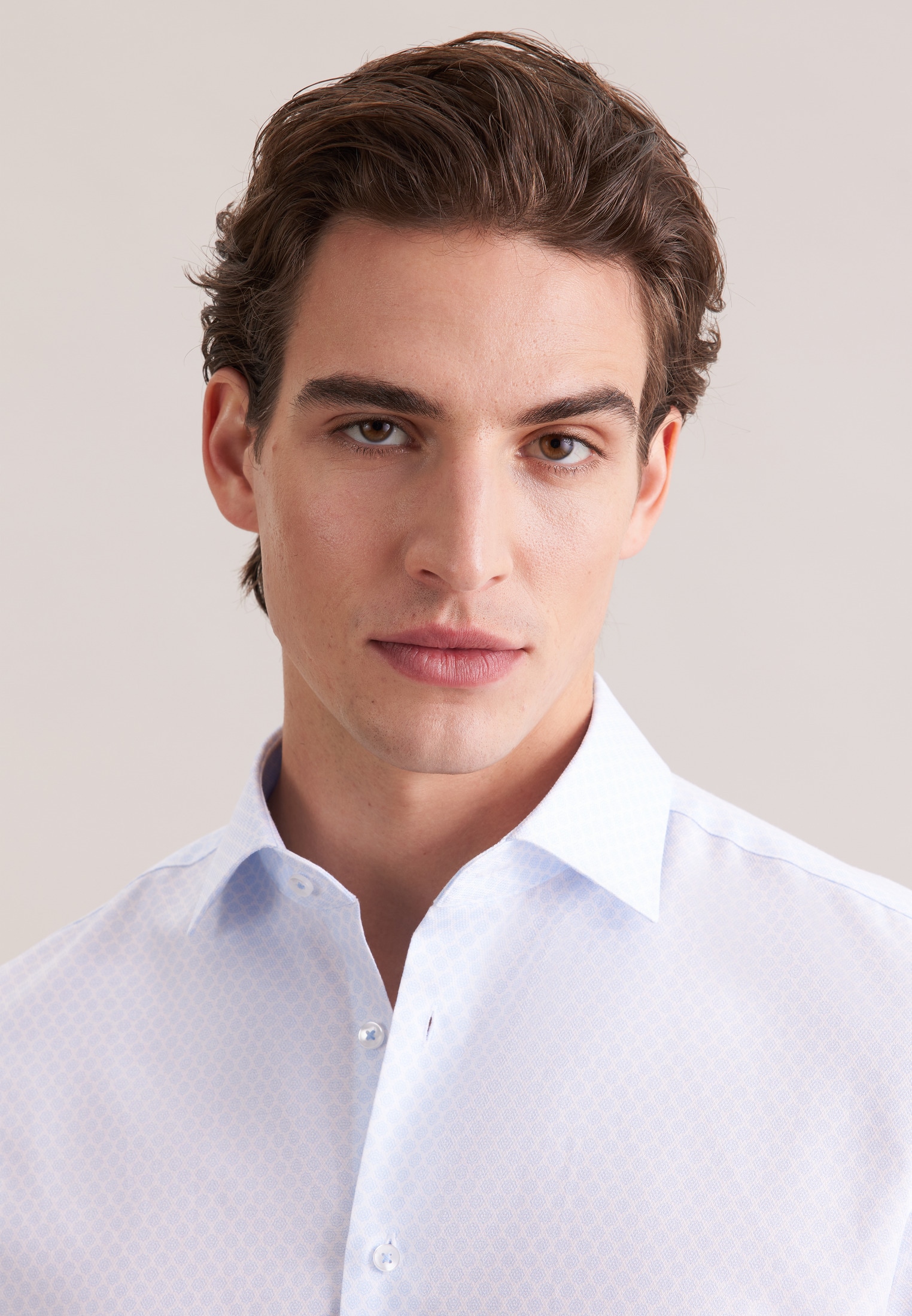 seidensticker Businesshemd »Schwarze Rose« X-Slim 1/1 Kentkragen Druck