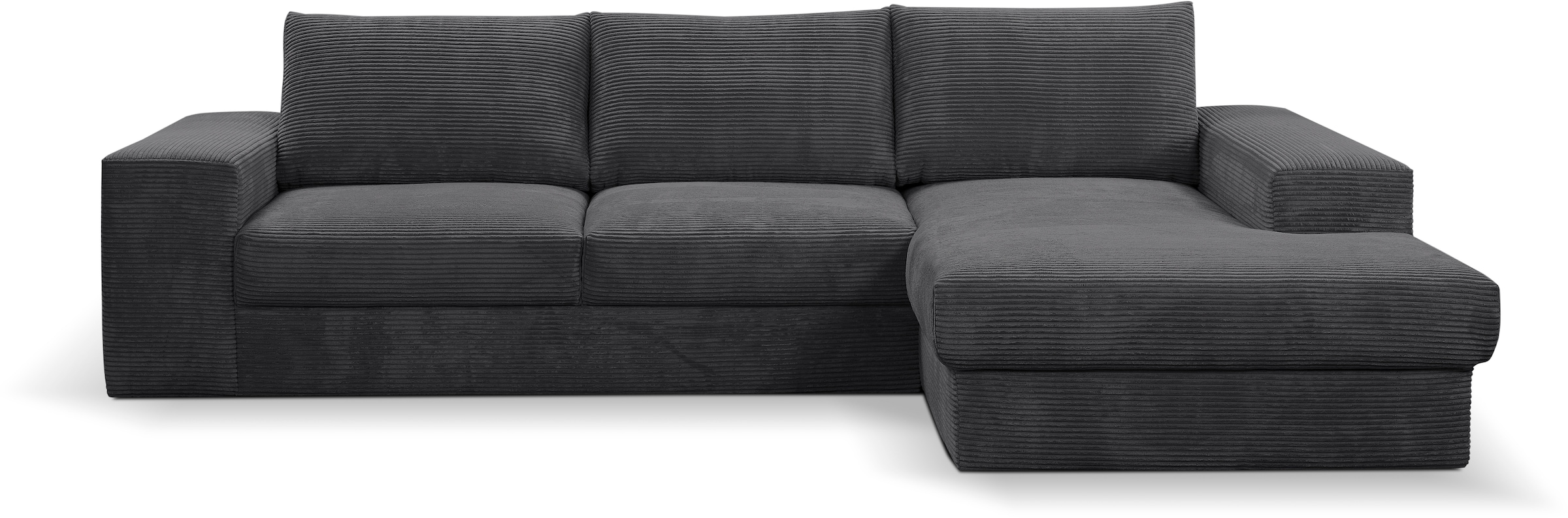 WERK2 Ecksofa Rozzana, in modischem Cord-Bezug