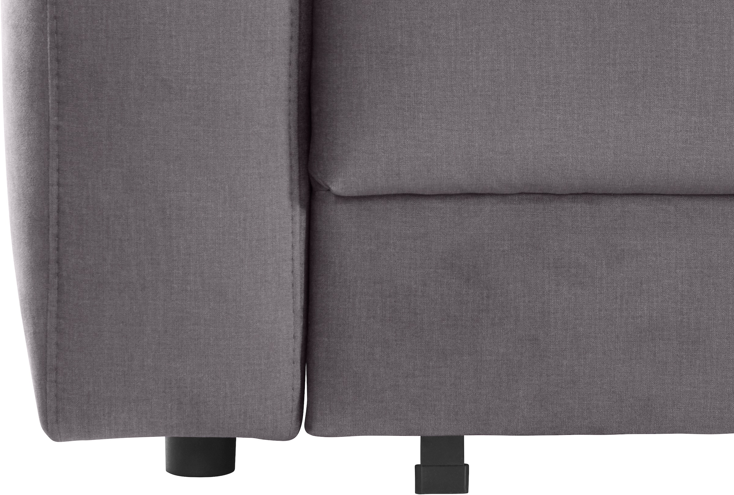 Places of Style Ecksofa »Bloomfield, bequem und elegant, L-Form«, wahlweise mit Bettfunktion und Bettkasten