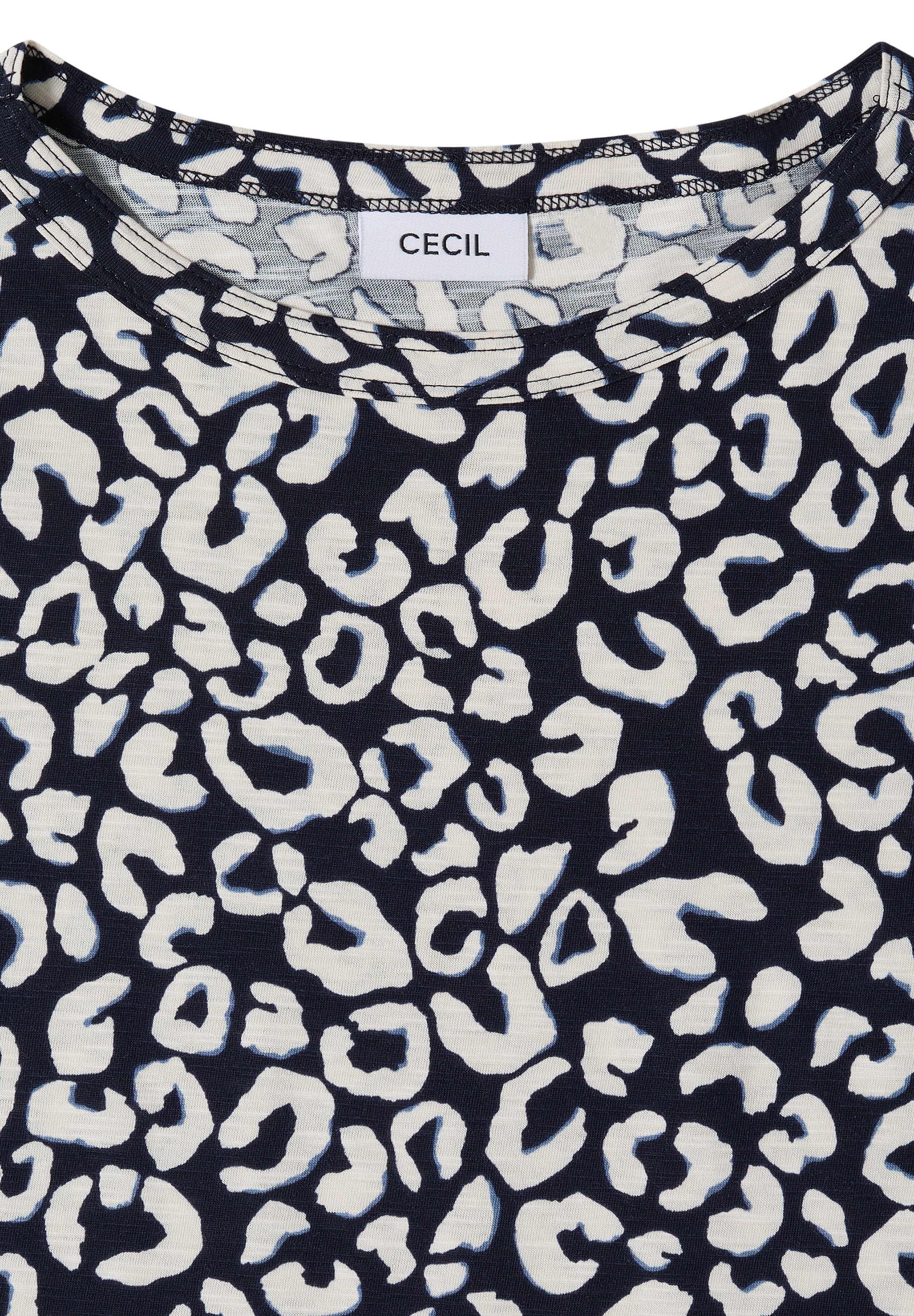 Cecil T-Shirt mit Leo-Print