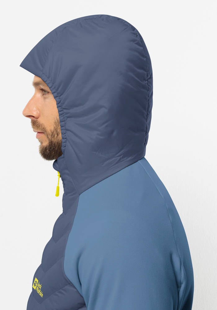 Jack Wolfskin Hybridjacke »ROUTEBURN PRO HYBRID M«, mit Kapuze