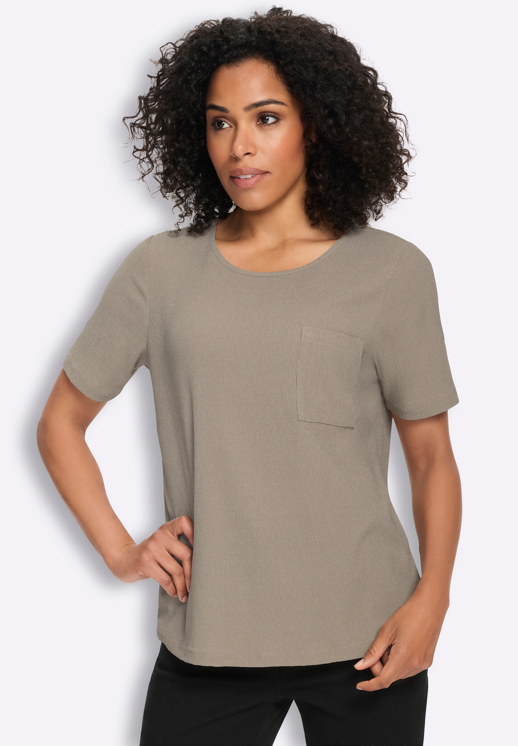 Sieh an! T-Shirt »Kurzarm-Shirt Kurzarmshirt«