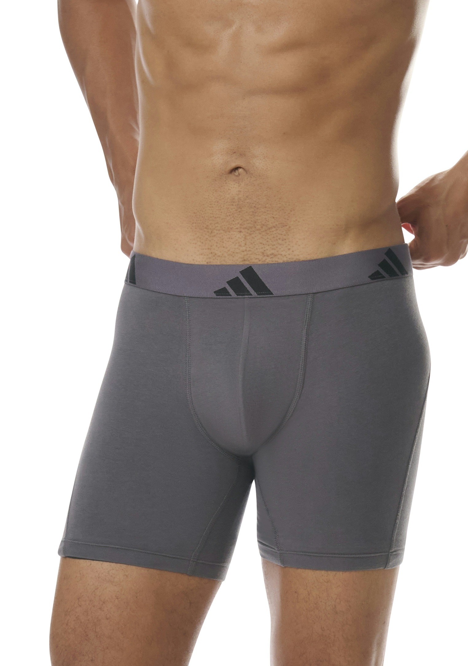 adidas Sportswear Boxershorts »Active Flex Cotton«, (3er Pack), mit etwas längerem Bein