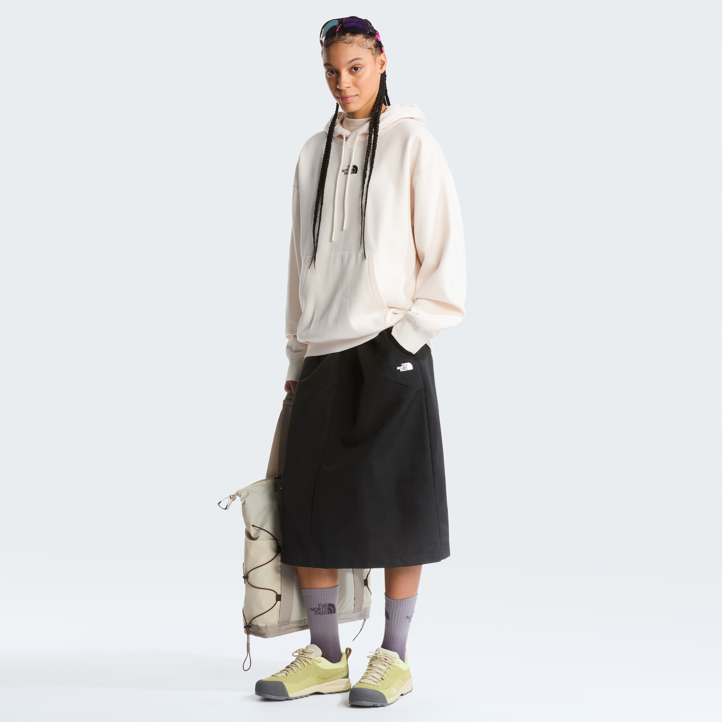 The North Face Kapuzensweatshirt »W ESSENTIAL OVERSIZE HOODIE«, sportlicher Stil, wärmend, mit Kapuze, aus Baumwolle und Polyester
