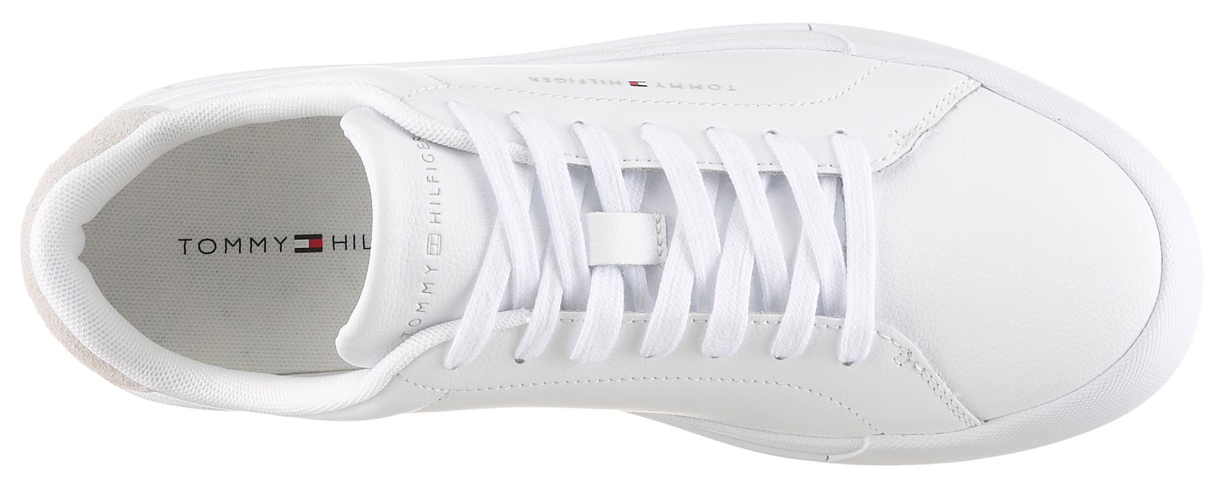 Tommy Hilfiger Sneaker »TH COURT CORE«  , Freizeitschuh, Halbschuh, Schnürschuh, weich gepolstertem Schaftrand
