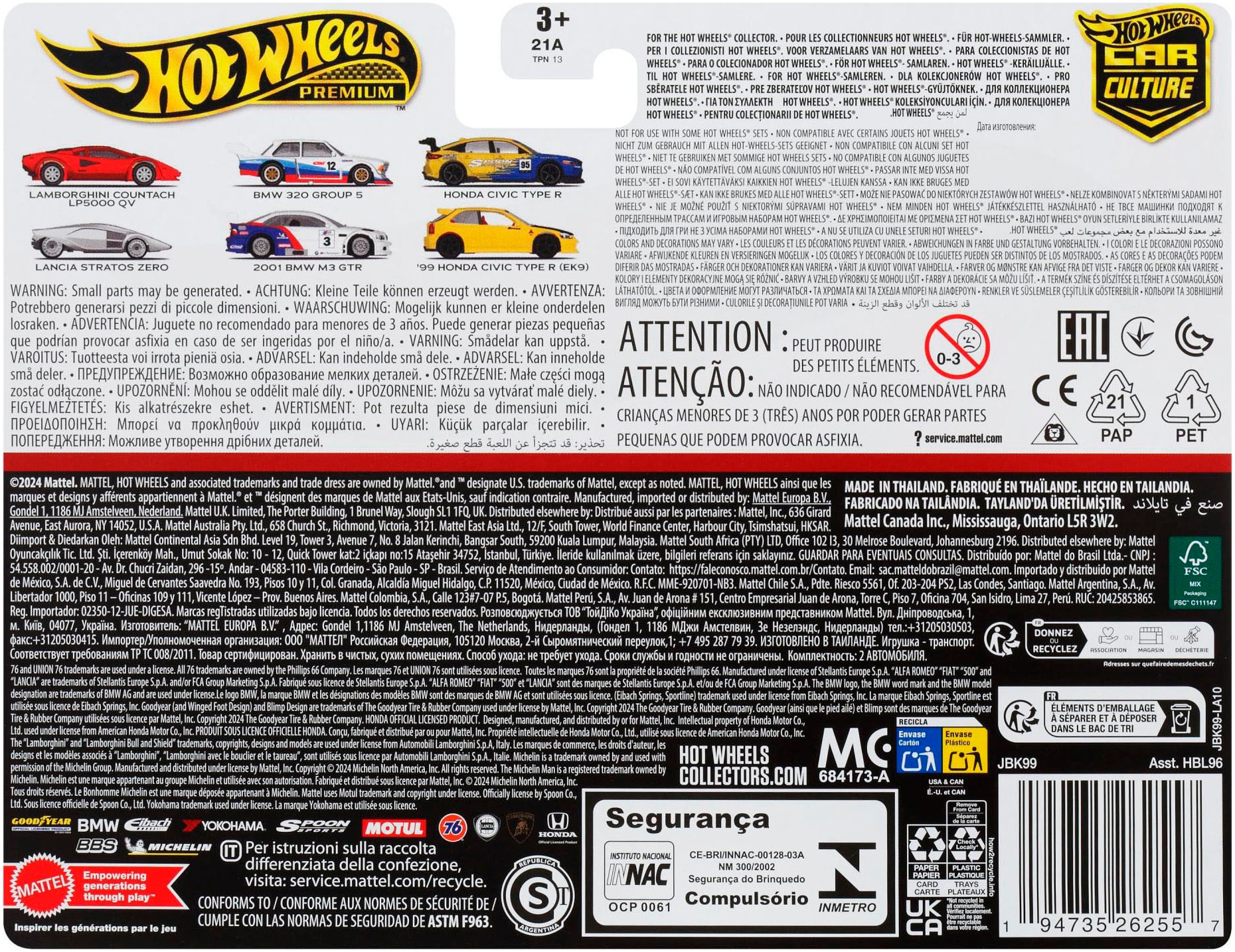 Hot Wheels Spielzeug-Auto »2-Pack - BMW«, Maßstab 1:64