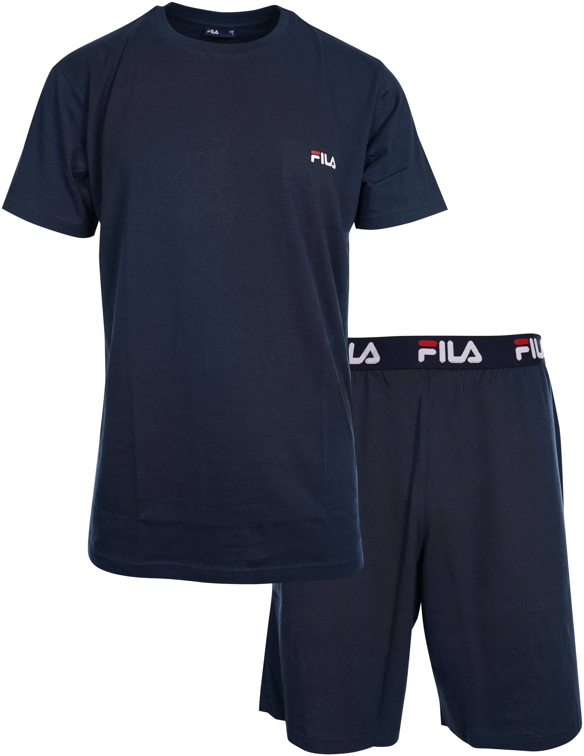 Fila Shorty, (2 tlg.), Hose mit elastischem Logobund und Kurzarmshirt