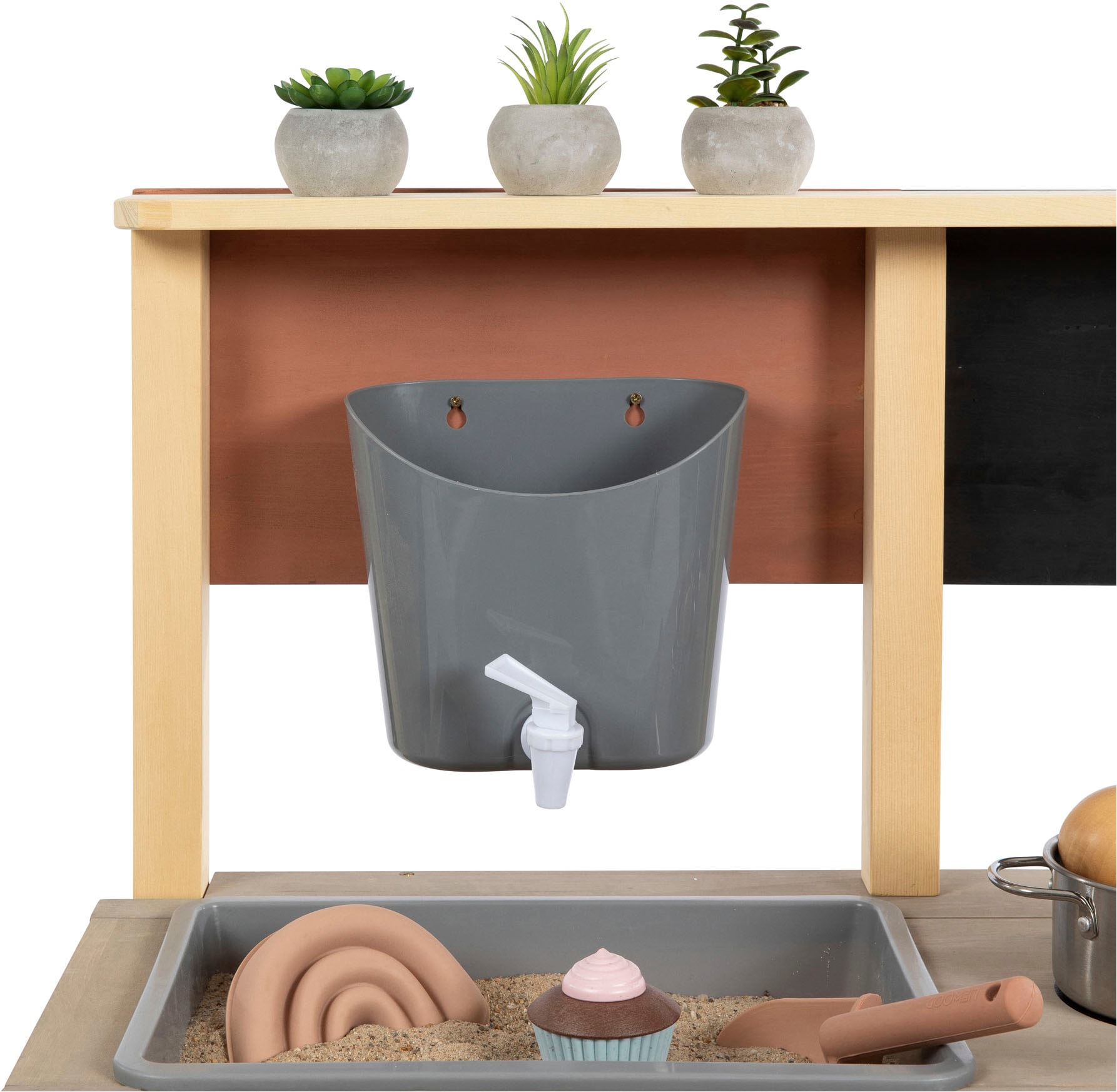 MUDDY BUDDY® Wassertank »"Aqua Fun"«, grau, zur Montage an einer Matschküche