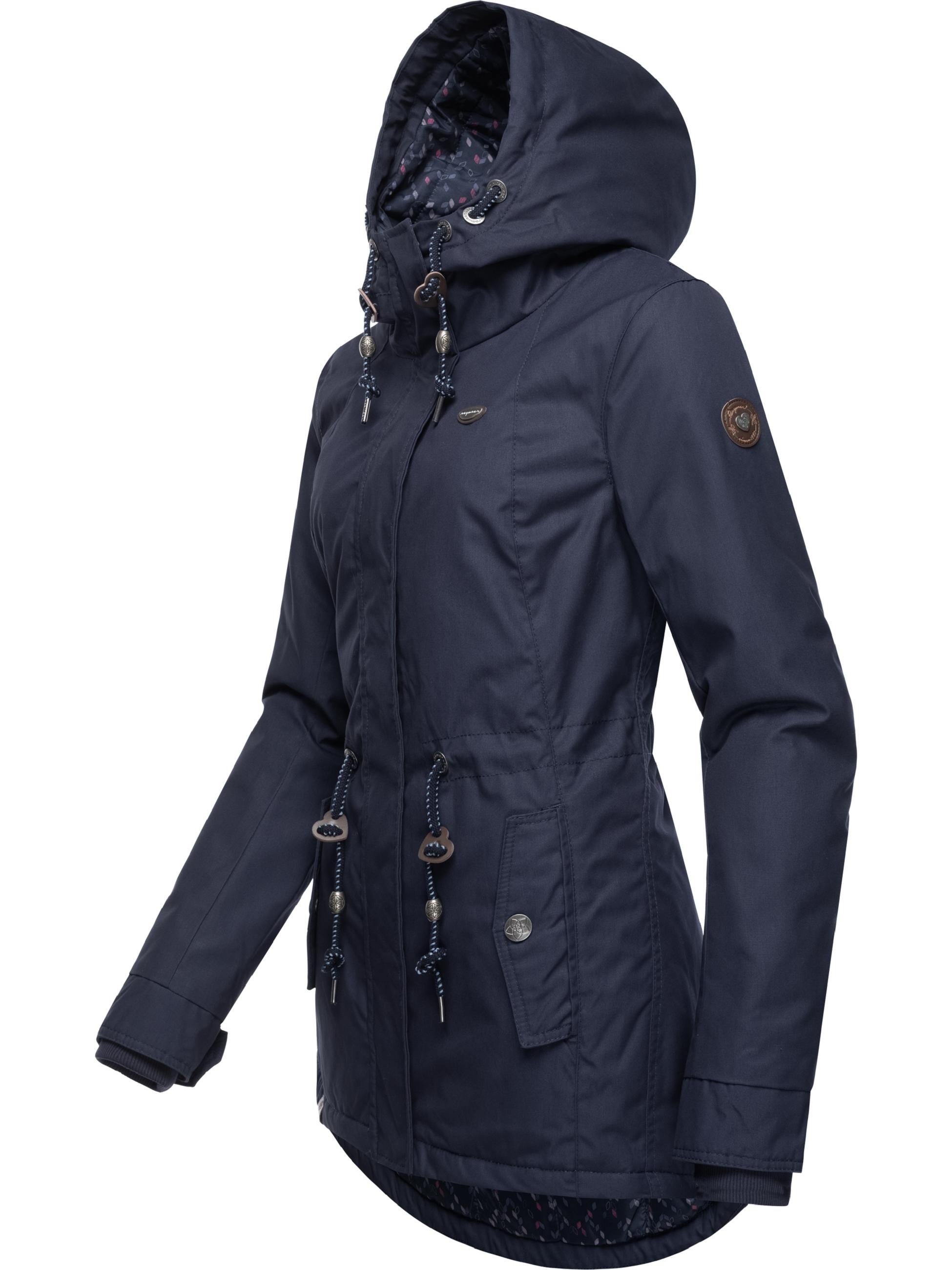 Ragwear Wintermantel »Winterjacke Monadis Black Label«, stylischer Winterparka für die kalte Jahreszeit