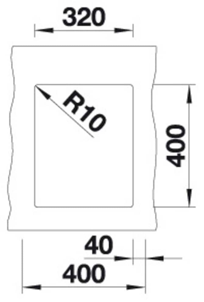 Blanco Granitspüle »SUBLINE 320-U« 1 Stk. tlg. erhältlich in mehreren Farben