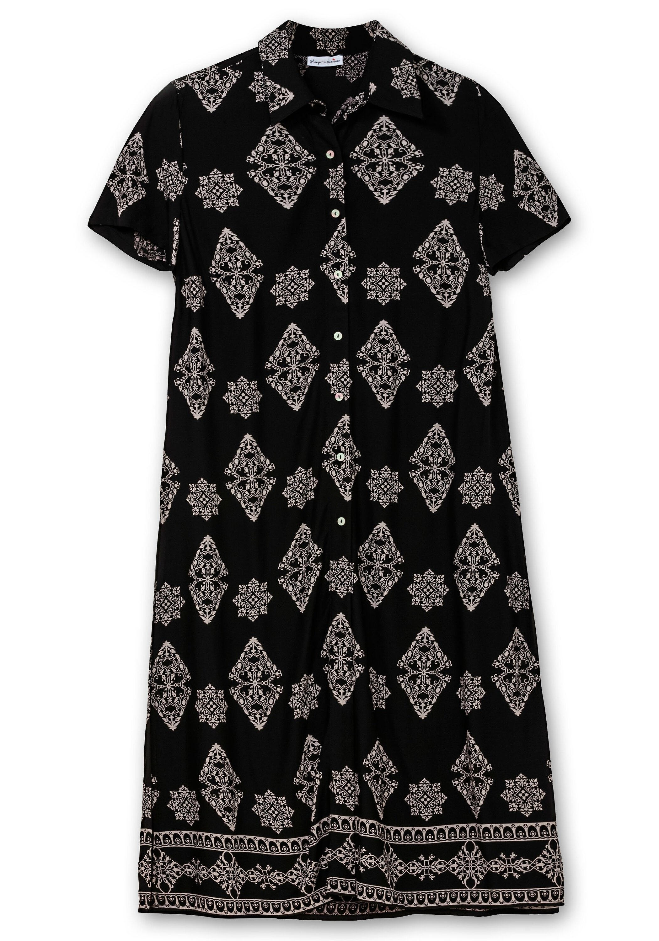 Sheego Longbluse »Longbluse mit Ornamentdruck, extralang«