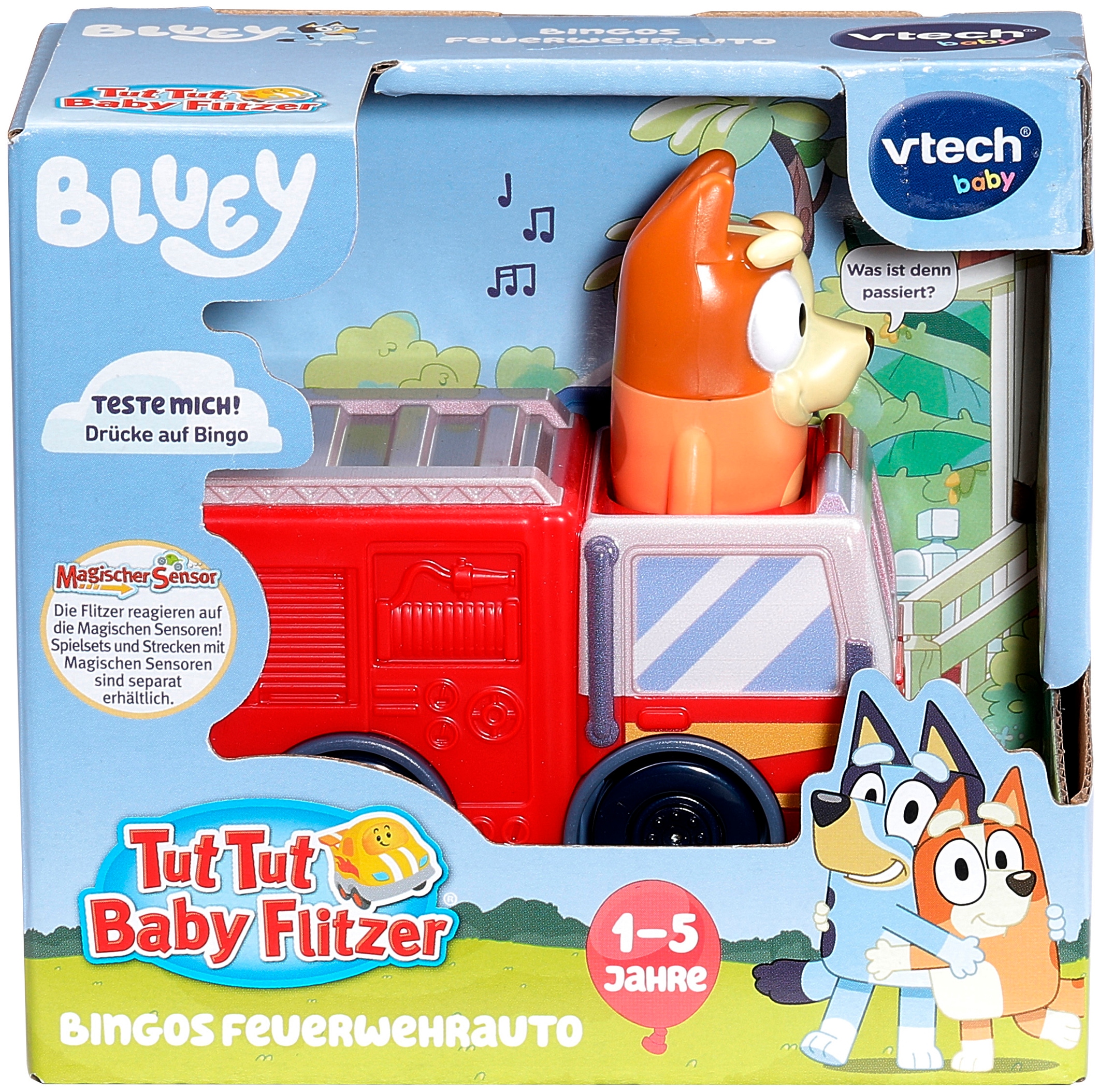 Vtech® Spielzeug-Feuerwehr »Tut Tut Baby Flitzer, Bingos Feuerwehrauto«