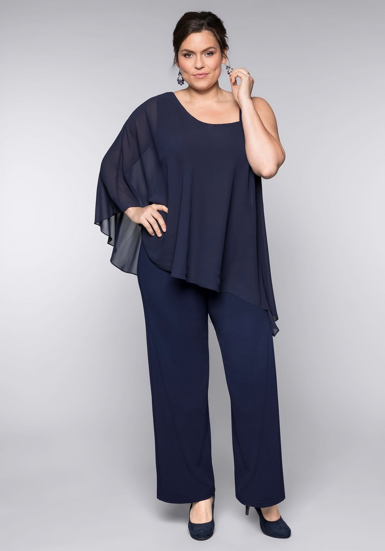 Jumpsuit »Overall im Lagenlook mit Fledermausärmel«, im Lagenlook mit Fledermausärmel