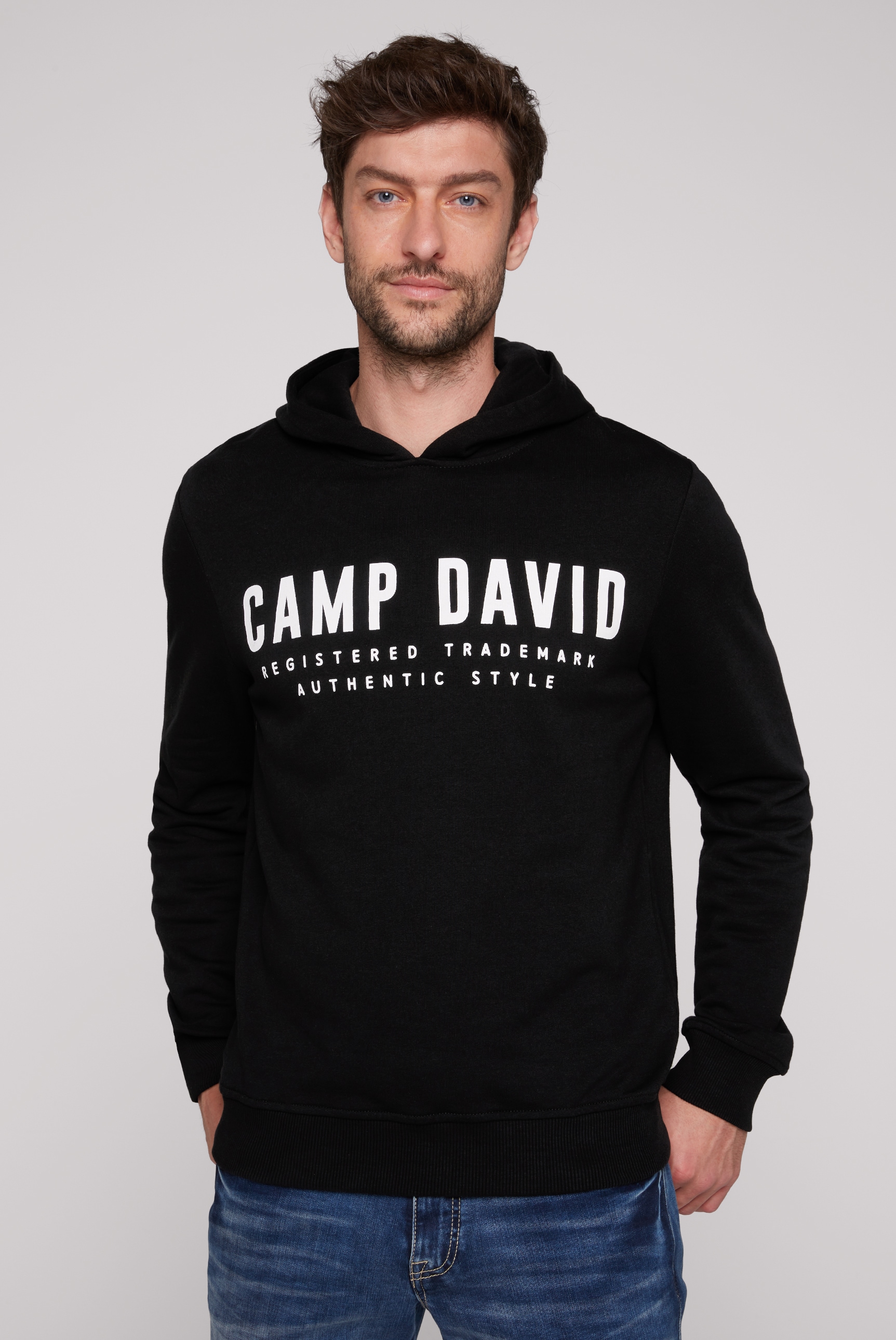 Kapuzensweatshirt, mit Logo-Print