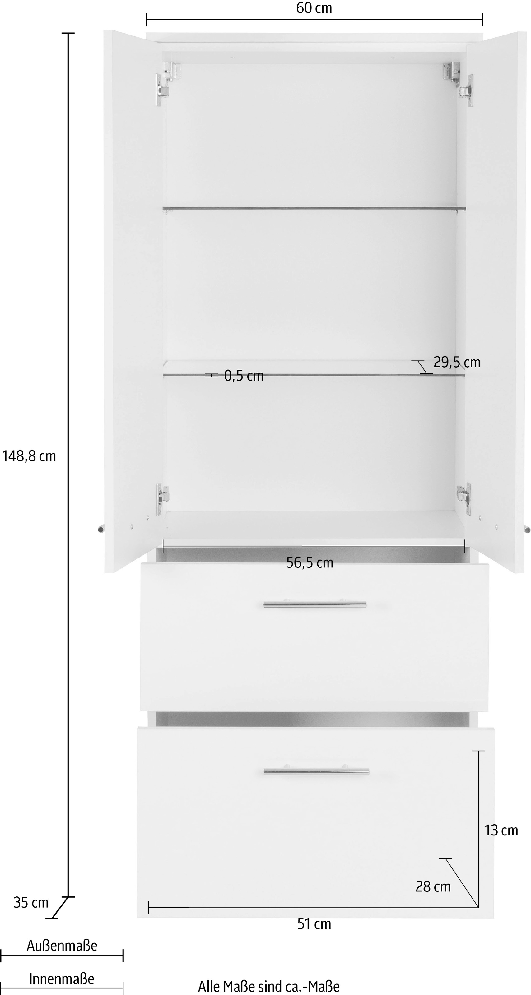 Saphir Midischrank »3040«, Breite 60 cm