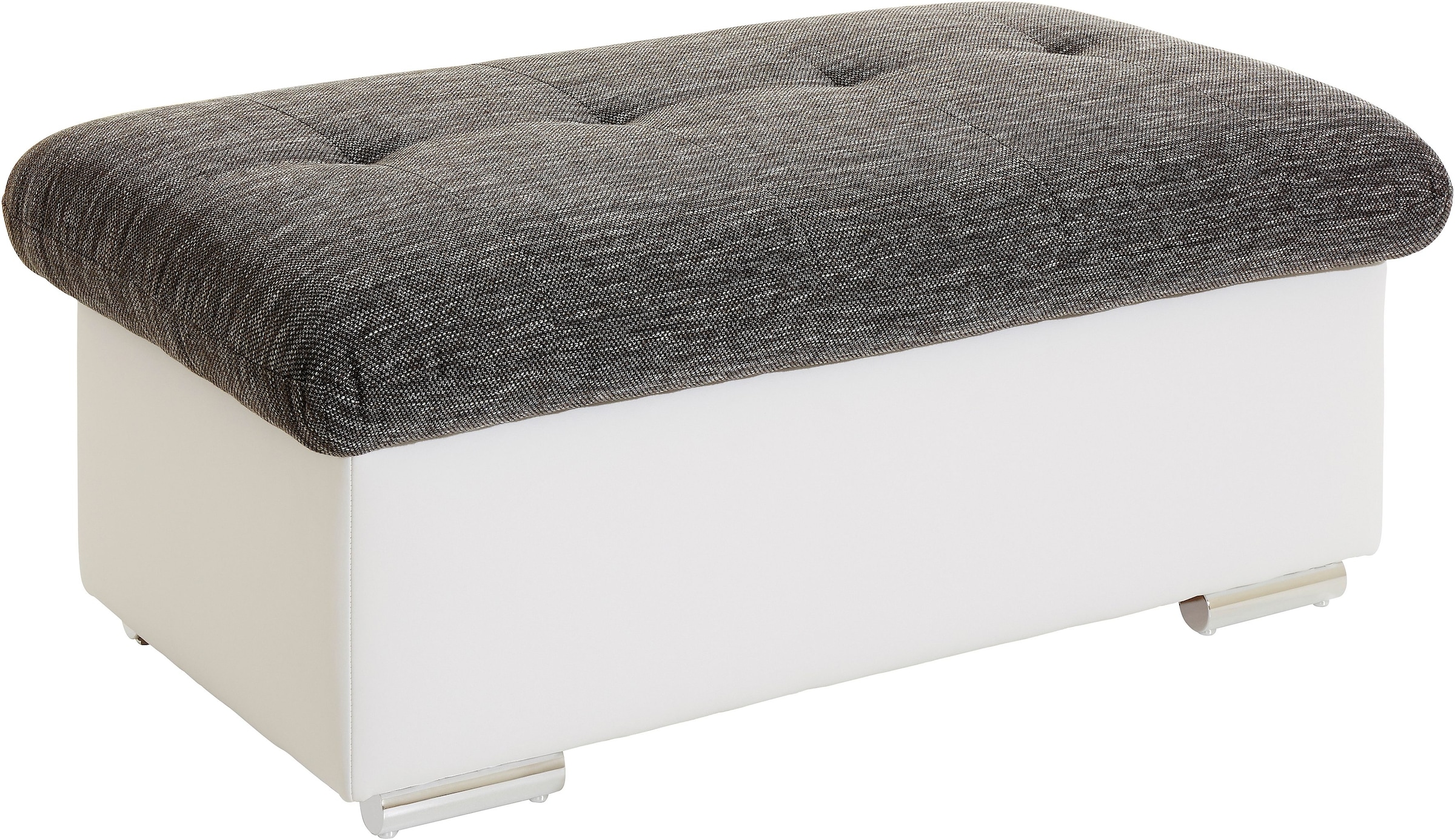TRENDMANUFAKTUR Hocker »Reggae, Bankhocker mit toller Detailverarbeitung im Sitz«, inkl. Staufach unter der Sitzfläche