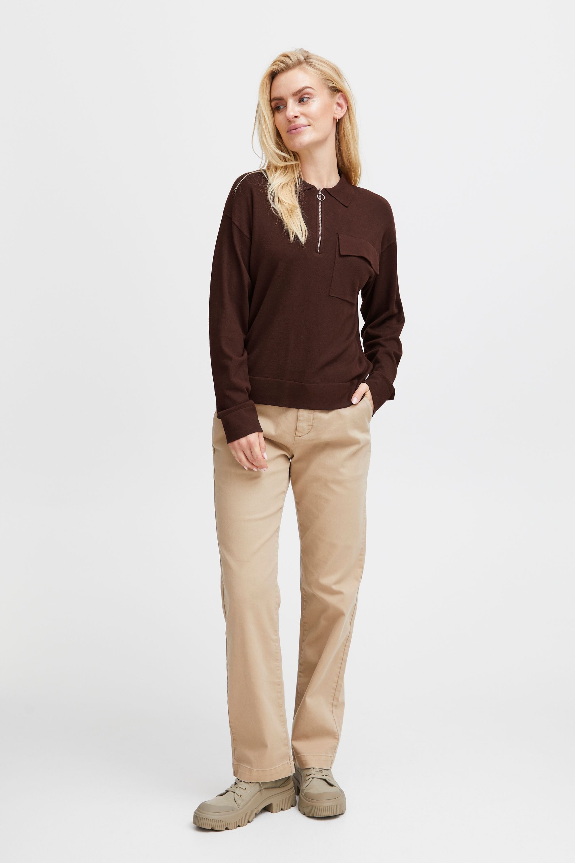 Pulz Jeans Strickfleece-Pullover »Strickpullover PZSara«