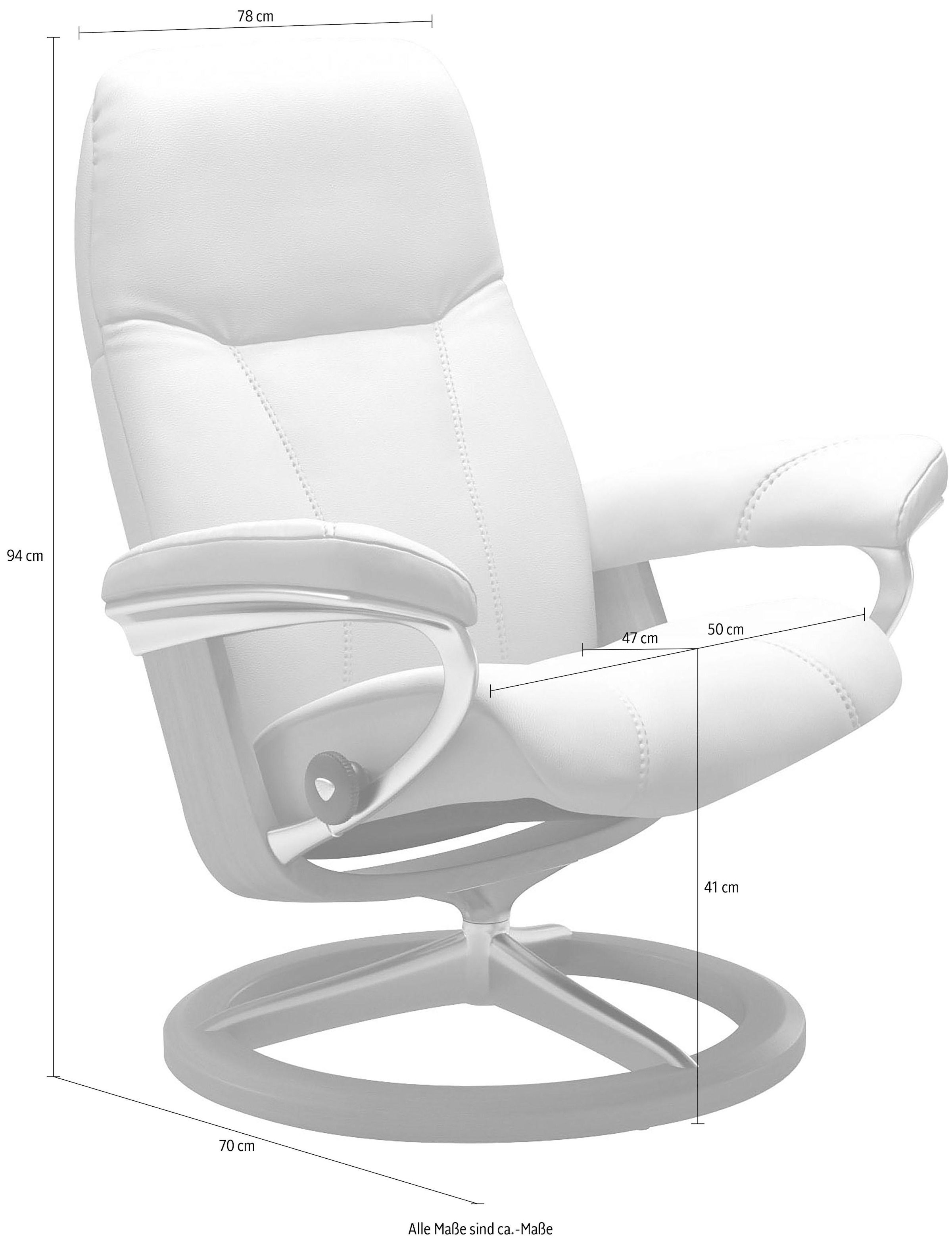 Stressless® Relaxsessel »Consul« mit Signature Base, Größe S, Gestell Braun
