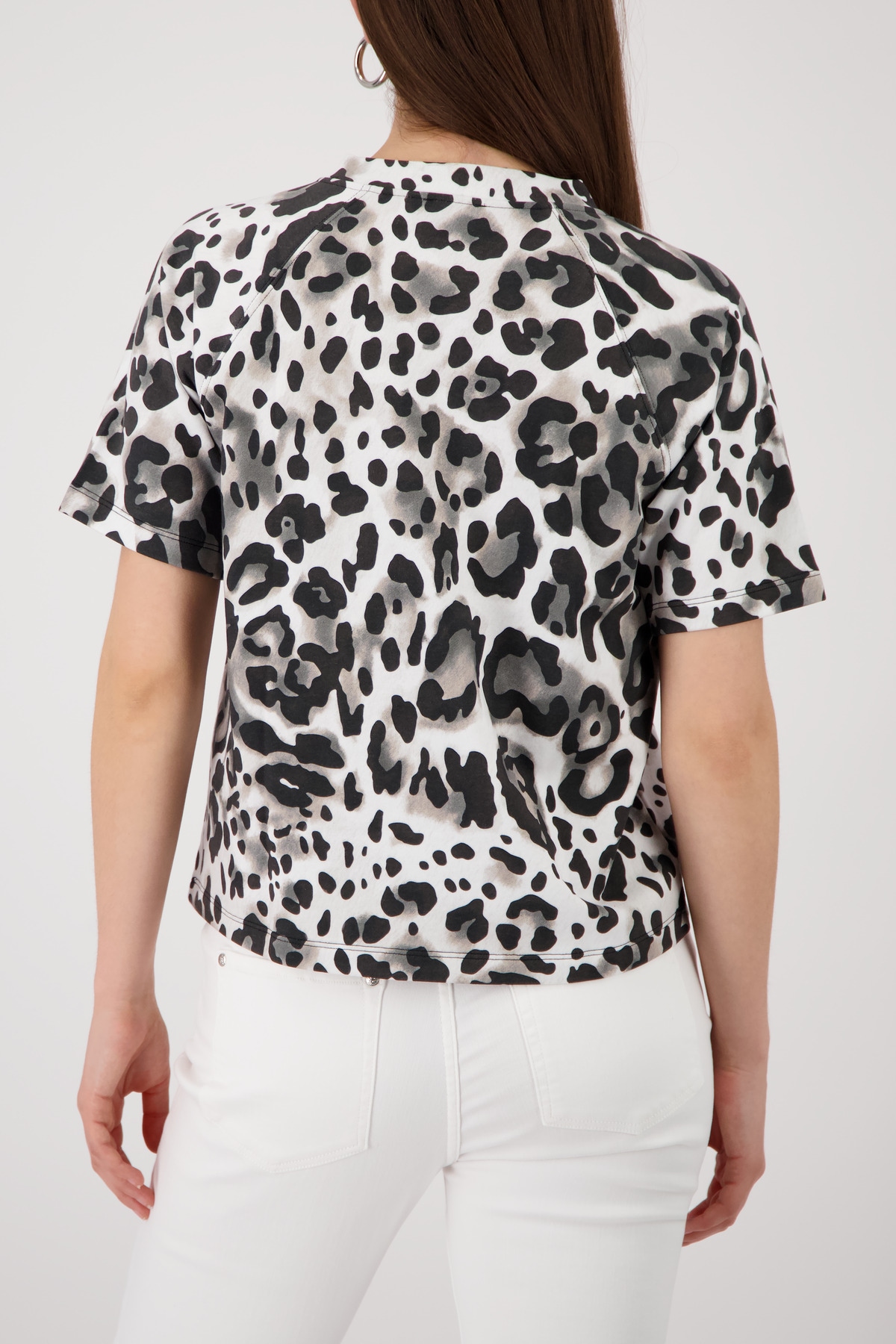 Monari Sweatshirt »Sweatshirt Leo Allover«, mit Animalprint

