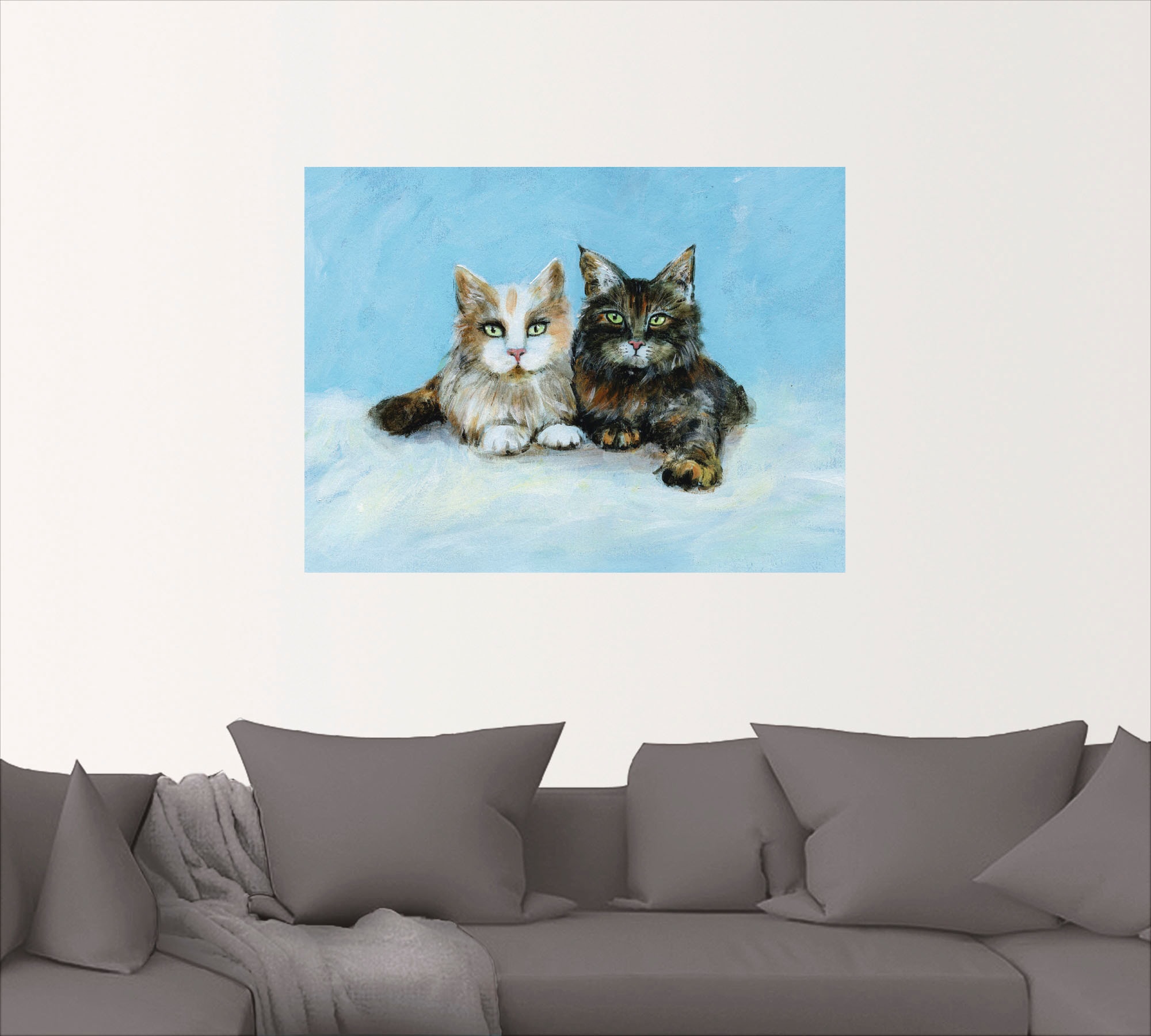 Artland Wandbild »Junge Maine-Coon Katzen«, Haustiere, (1 St.), als Wandaufkleber in verschied. Größen