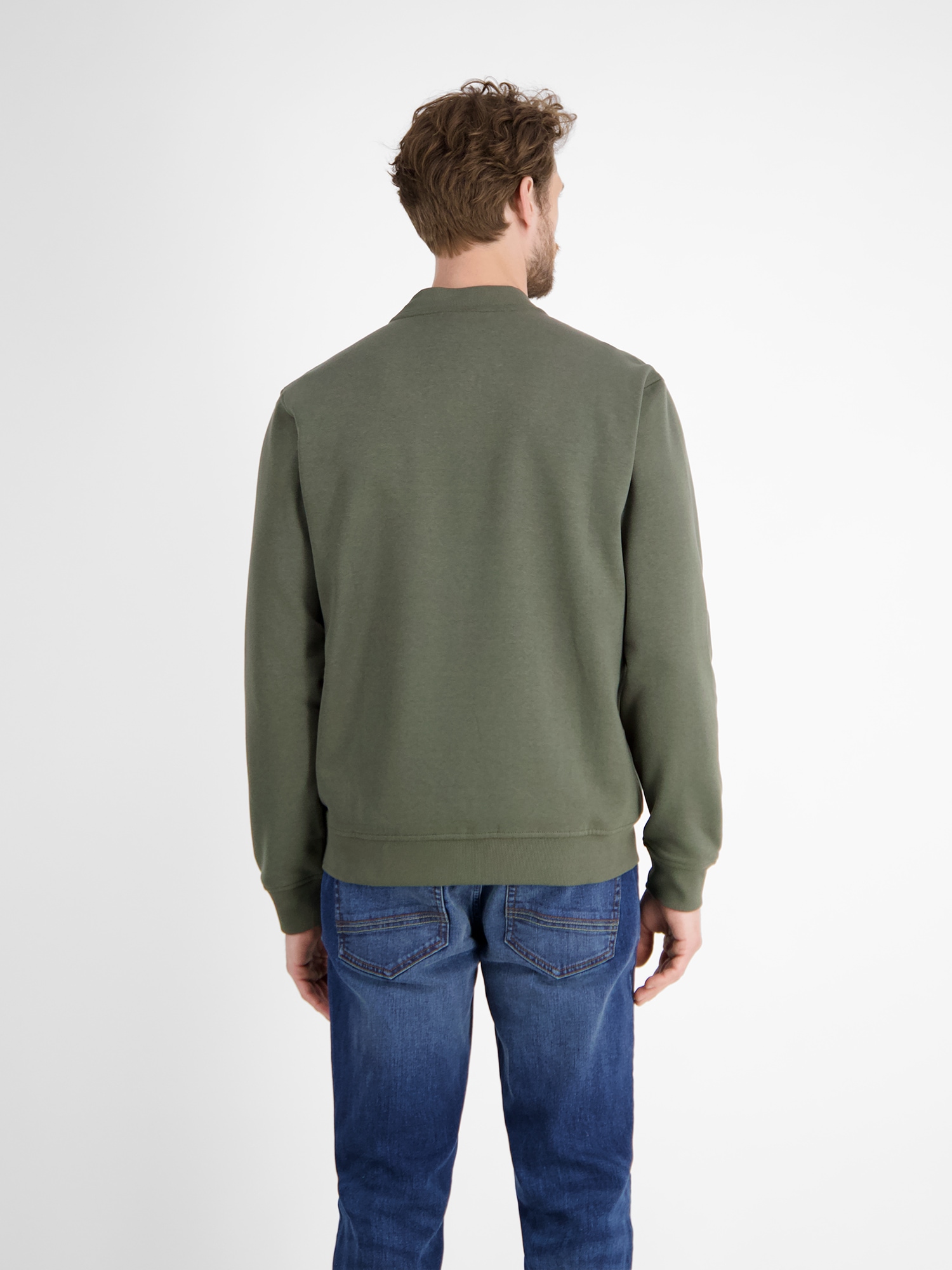 LERROS Sweatjacke »LERROS College-Sweatjacke für Herren«