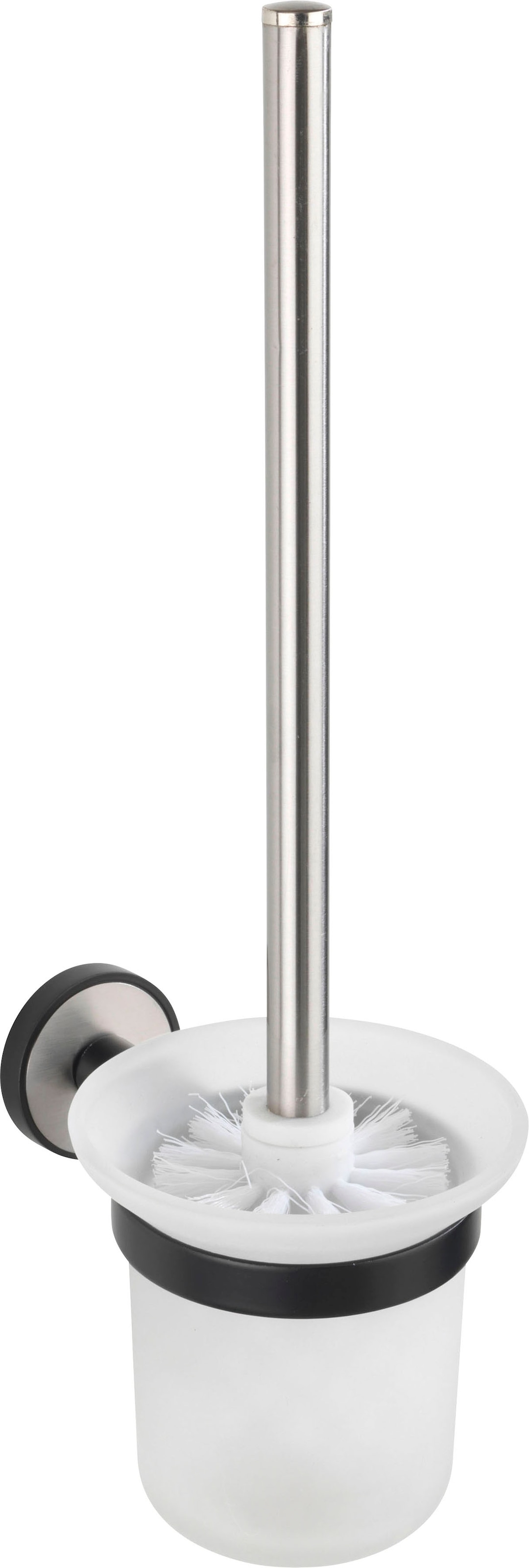 WENKO WC-Garnitur »UV-Loc® Udine«, aus Edelstahl-Glas, befestigen ohne Bohren