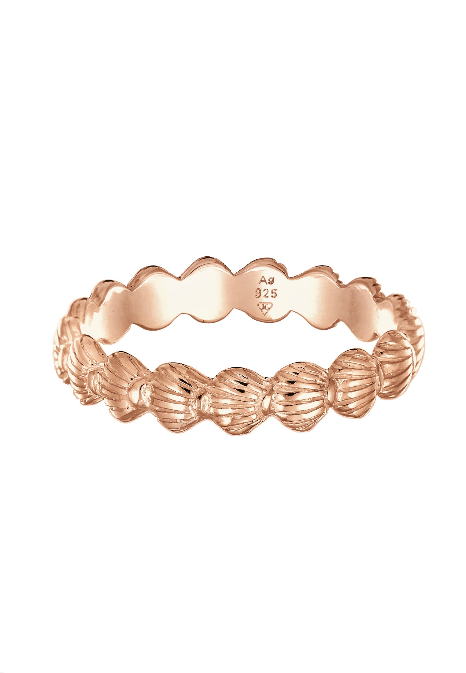 Elli Silberring »Ring Bandring Muscheln Maritim Beach Look 925 Silber«