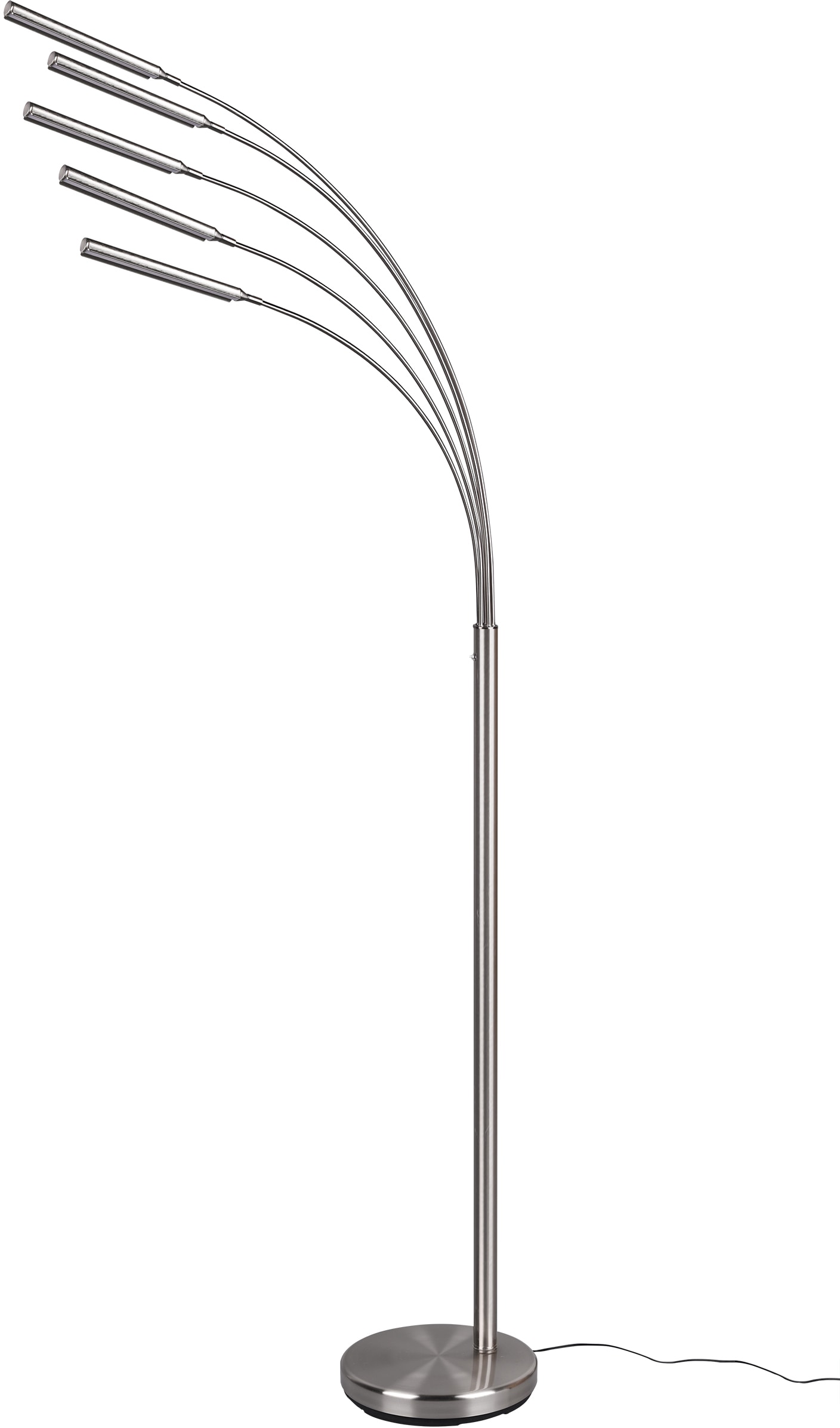 REALITY Leuchten LED Stehlampe »Reed«, 5 flammig, Leuchtmittel LED-Modul | LED fest integriert, Sensordimmer, Memory Funktion