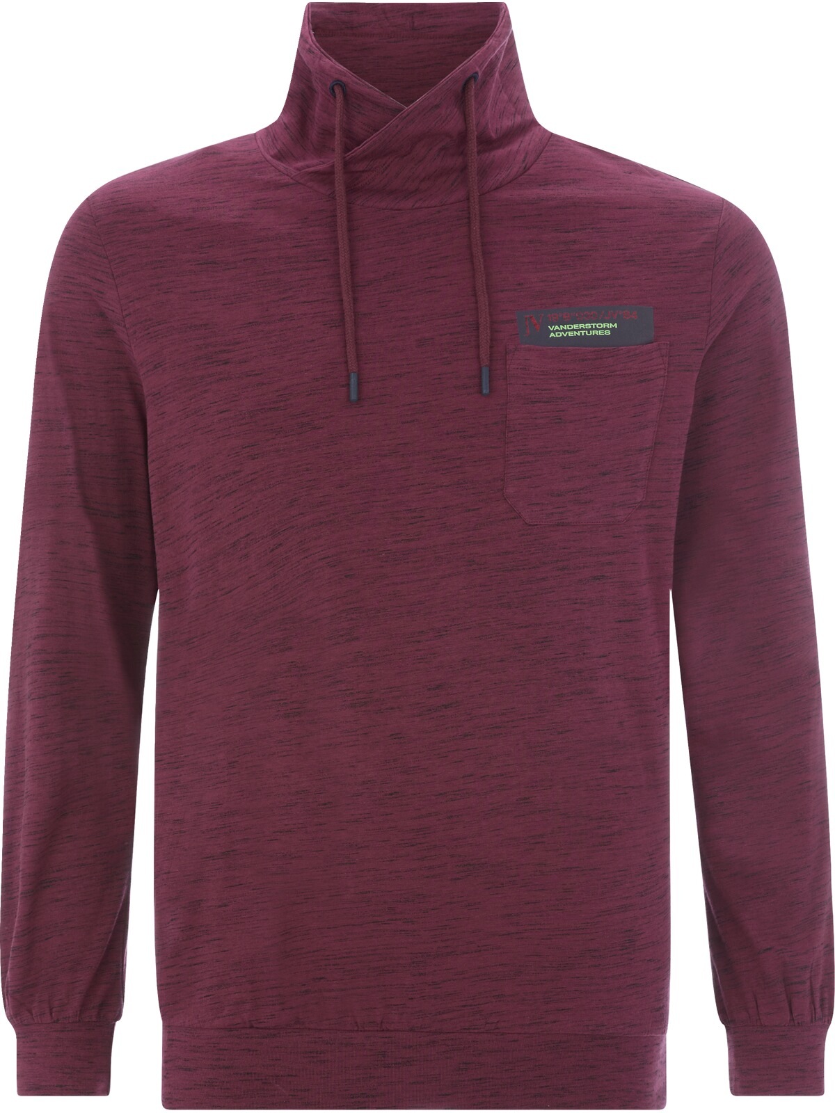 Jan Vanderstorm Sweatshirt »Sweatshirt KERVIK«, (1 tlg.), mit weitem Kragen