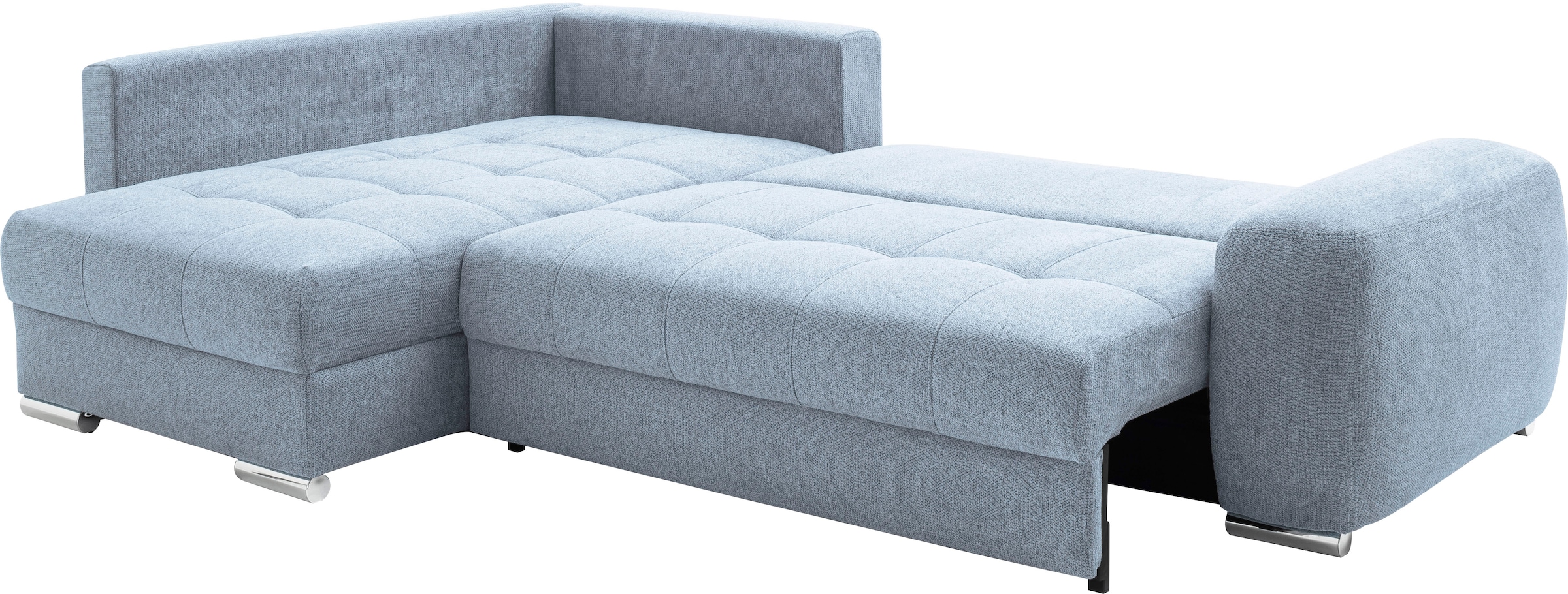 Mr. Couch Ecksofa »Mykonos, L-Form, Dauerschläfer« mit DuraSpring-Taschenfederkern bis 140 kg belastbar