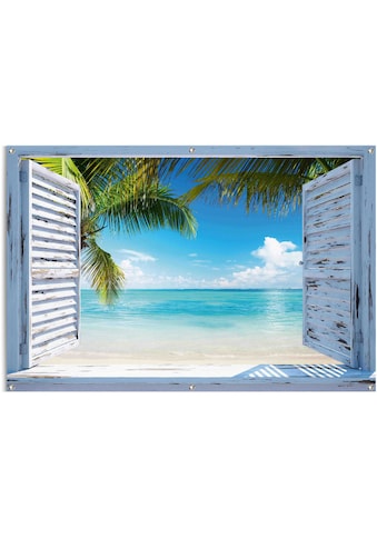 Poster »Strandfenster«